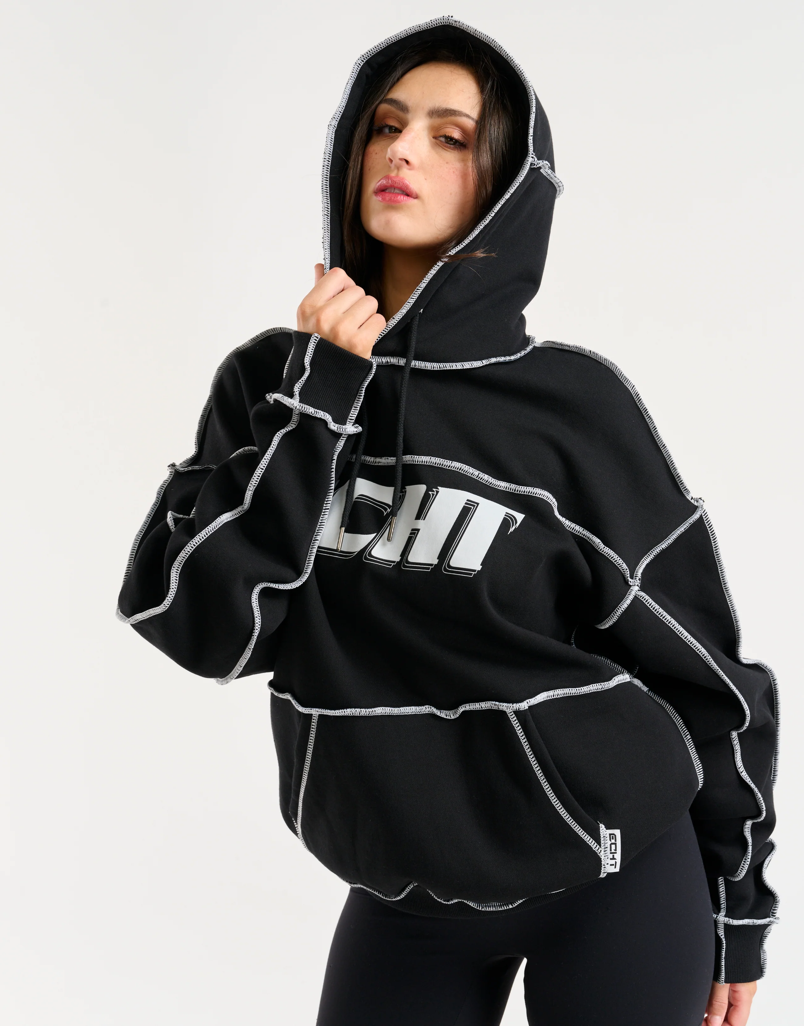 Track Hoodie - Black - Image 10