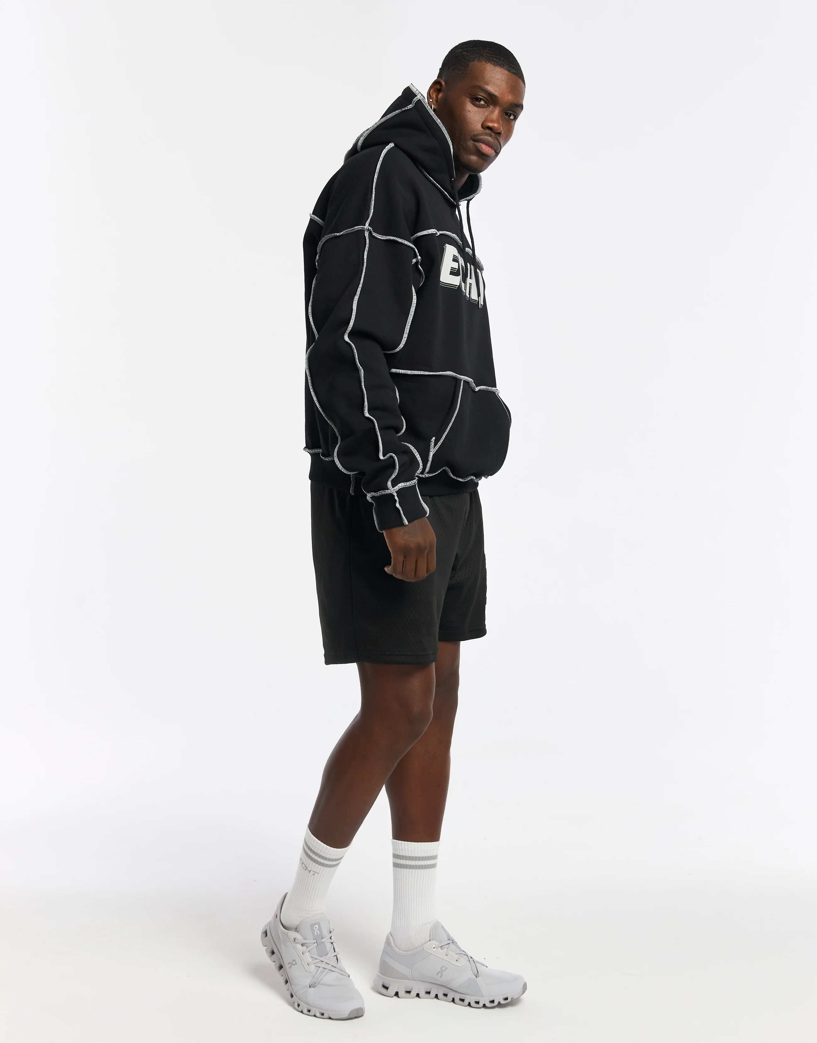 Track Hoodie - Black - Image 3