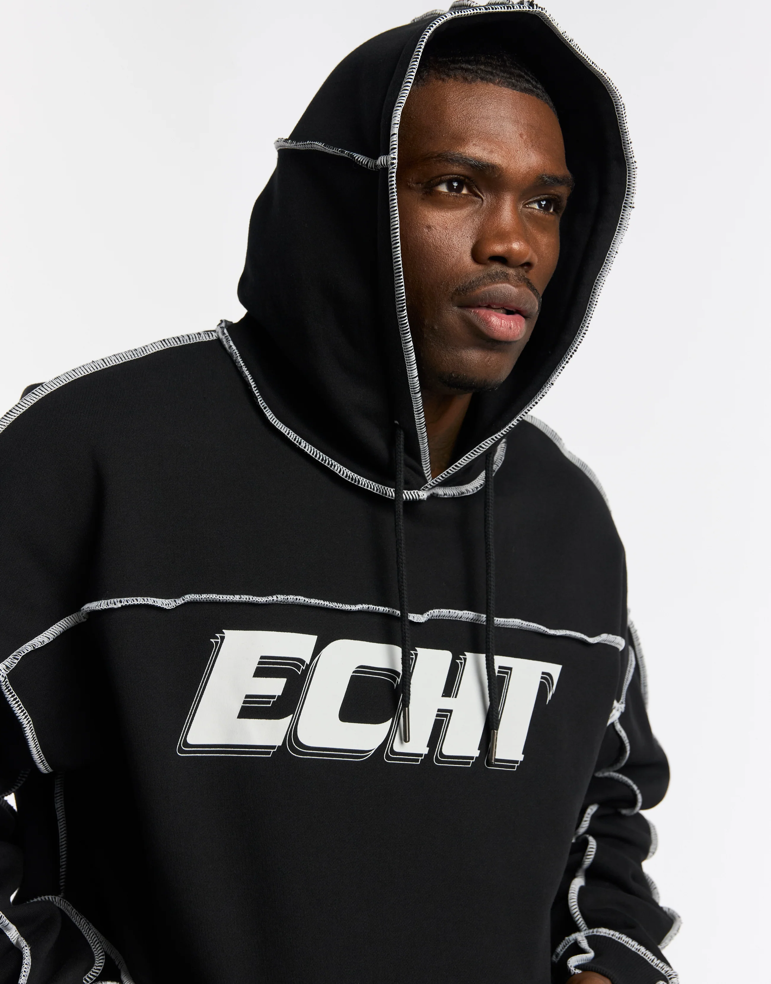 Track Hoodie - Black - Image 4