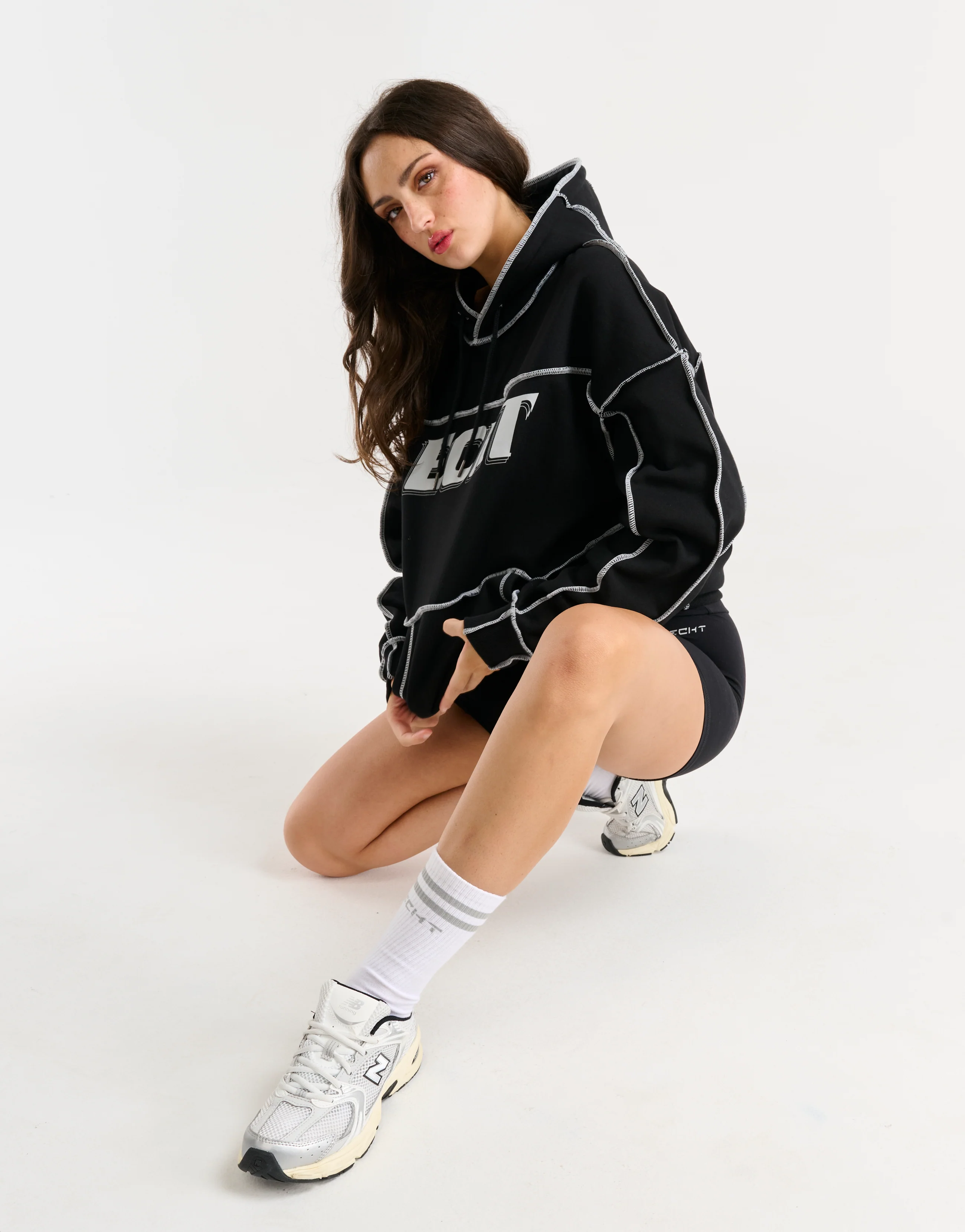 Track Hoodie - Black - Image 5