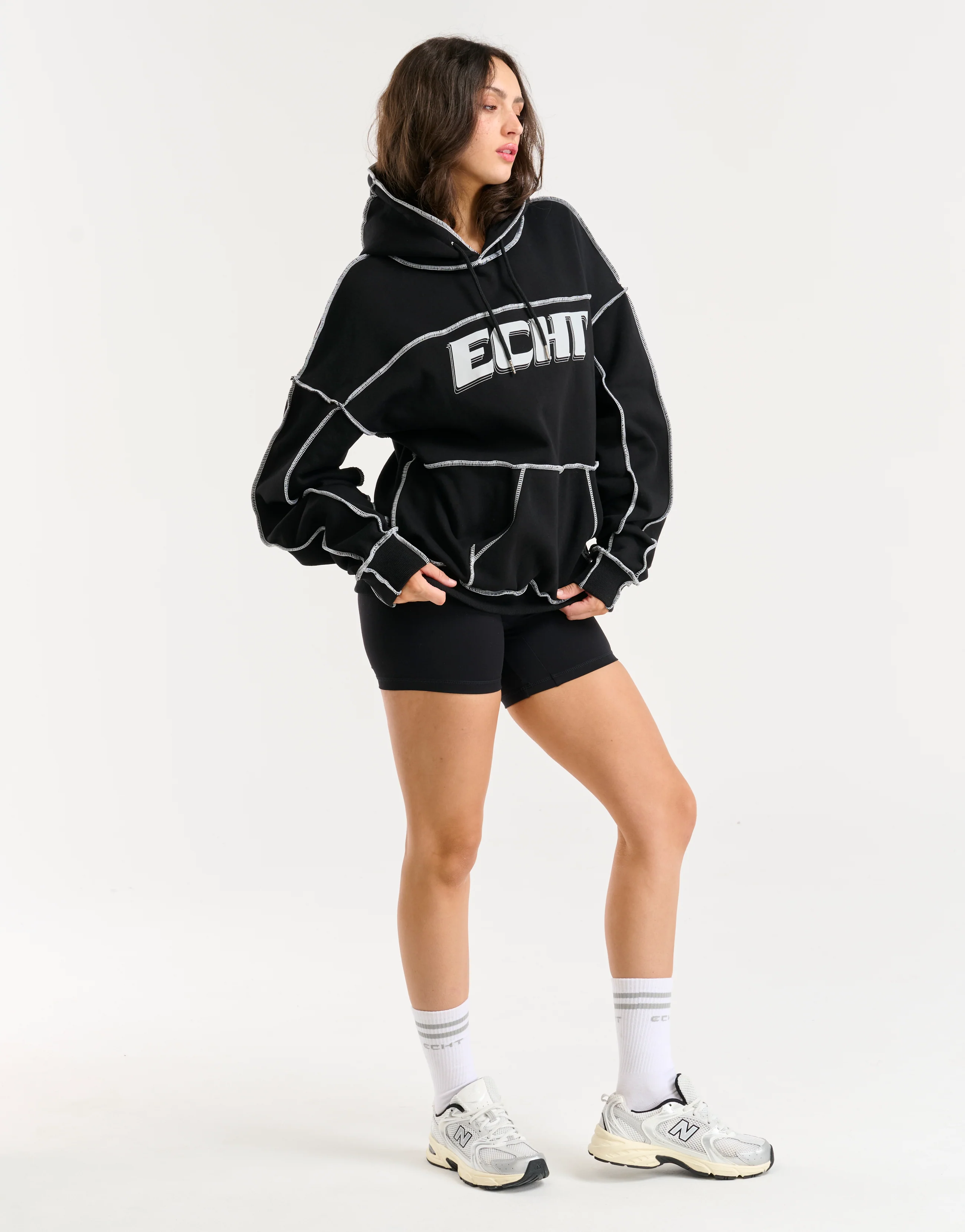 Track Hoodie - Black - Image 6