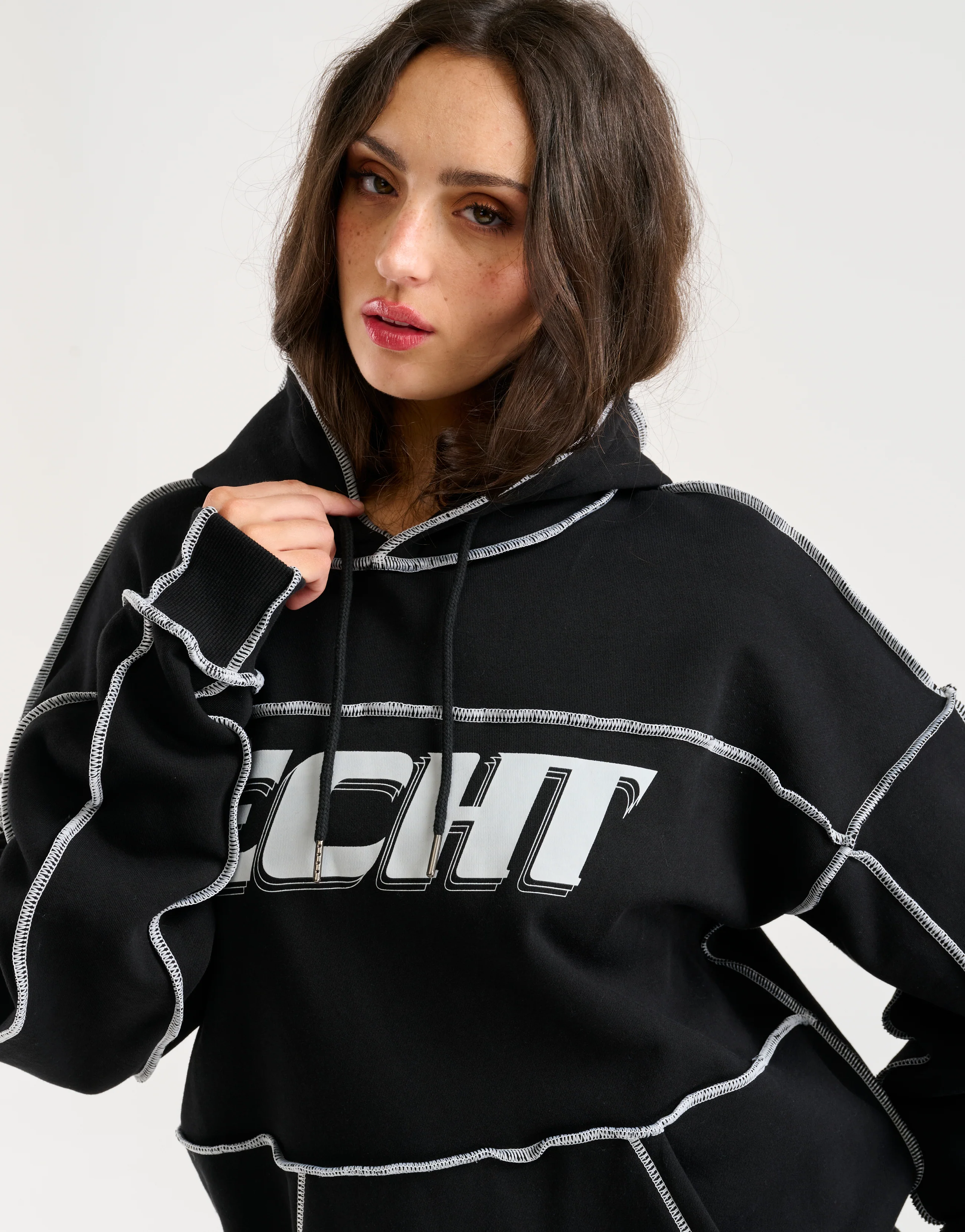 Track Hoodie - Black - Image 7