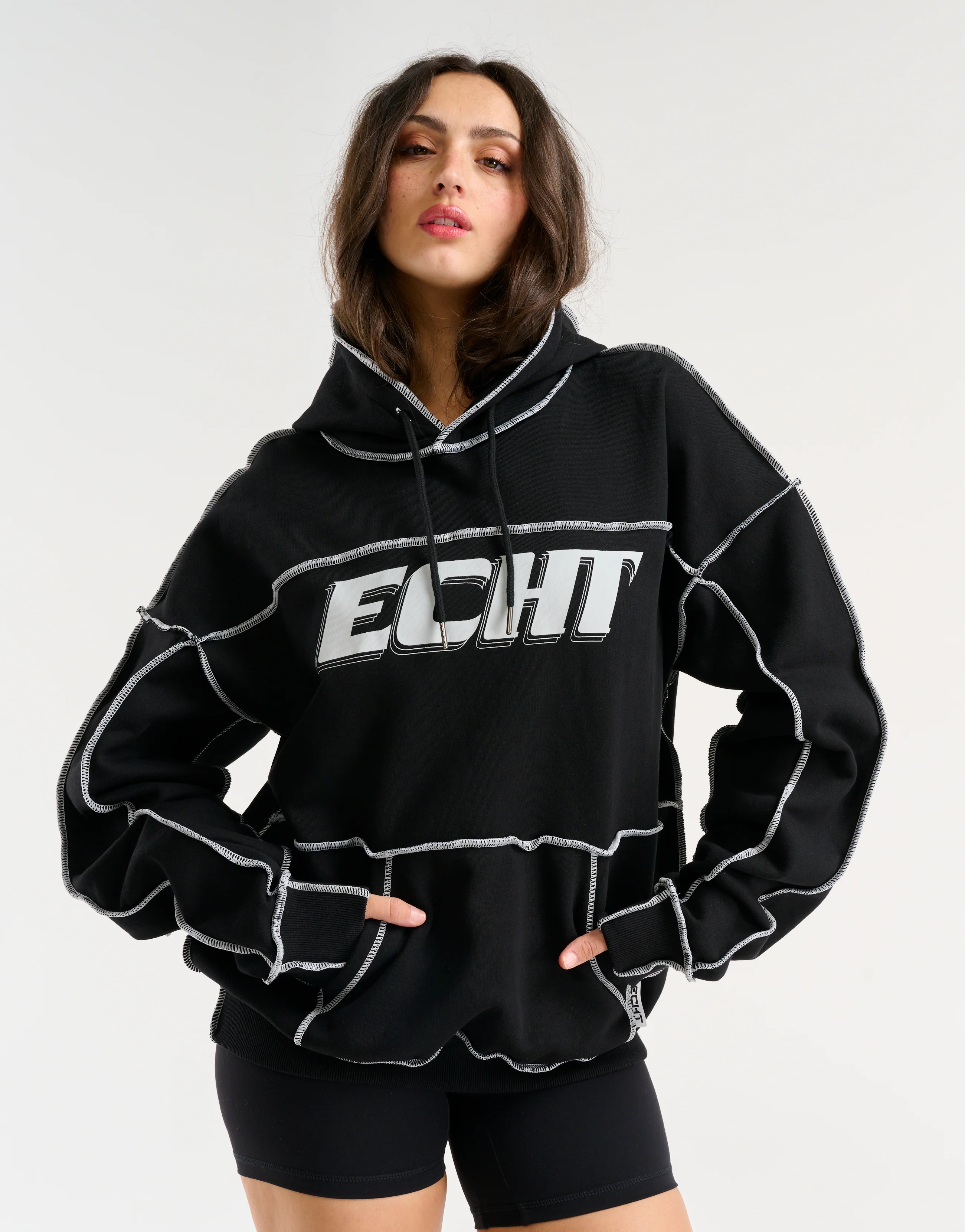 Track Hoodie - Black - Image 8