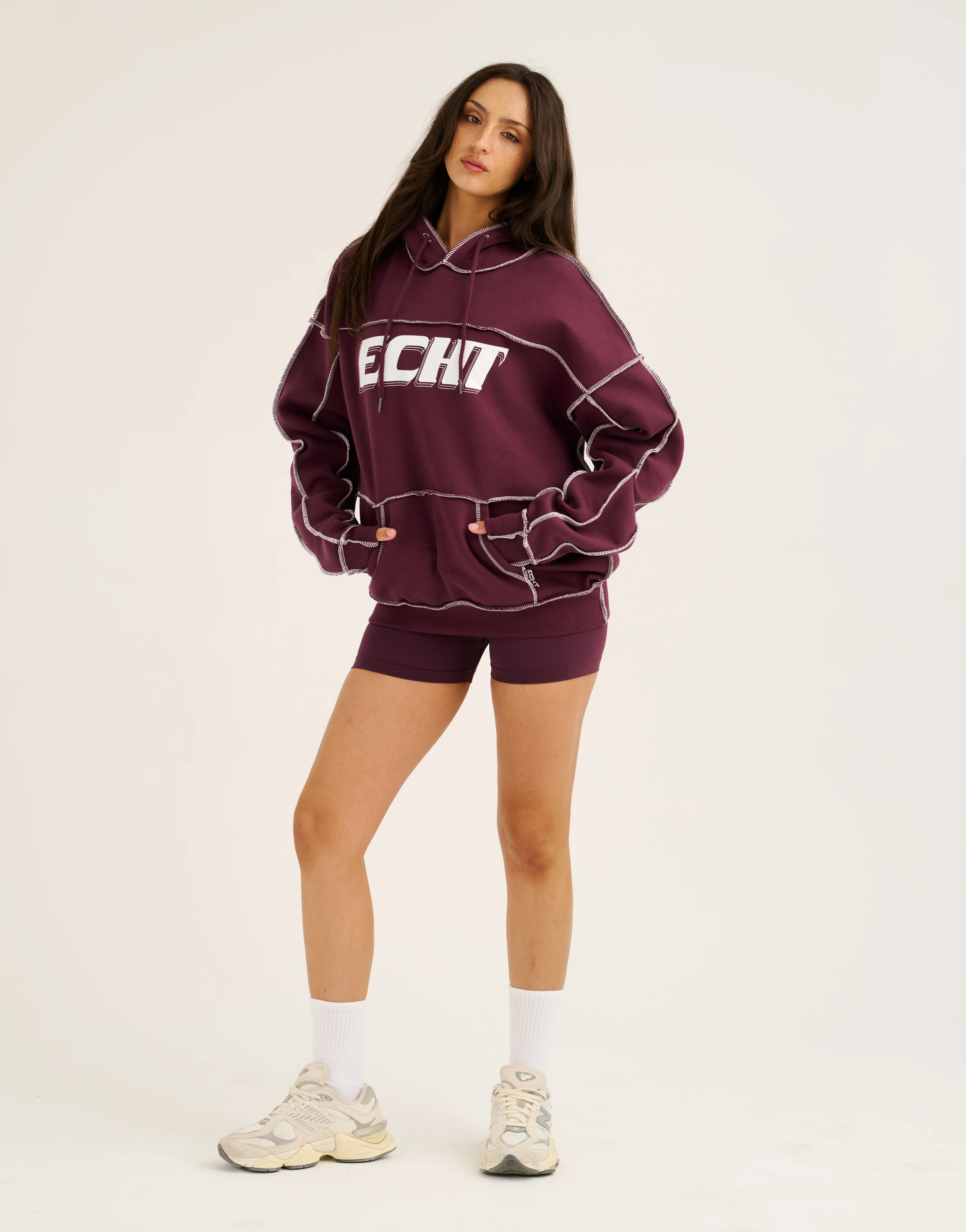 Track Hoodie - Blackberry - Image 10