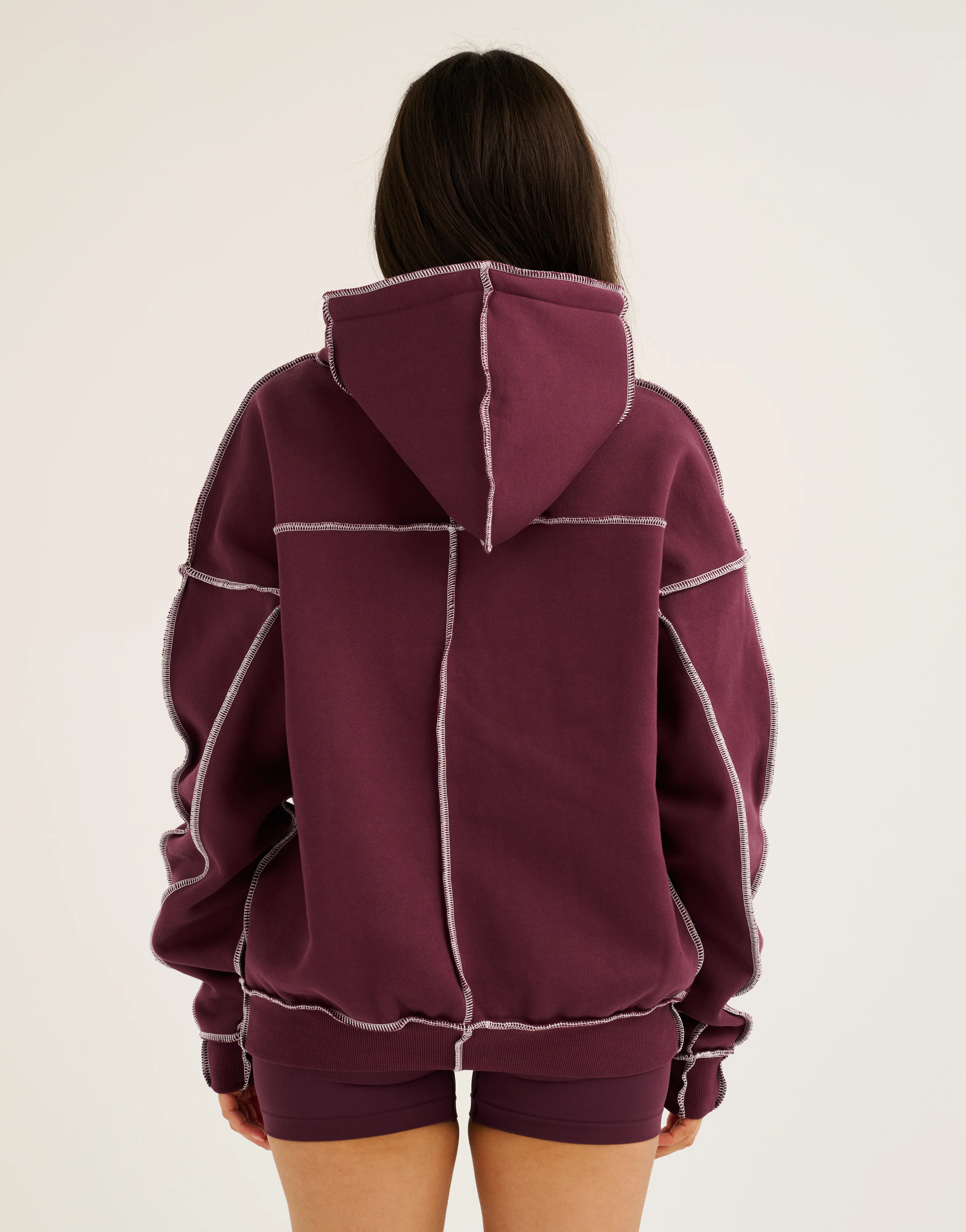 Track Hoodie - Blackberry - Image 2