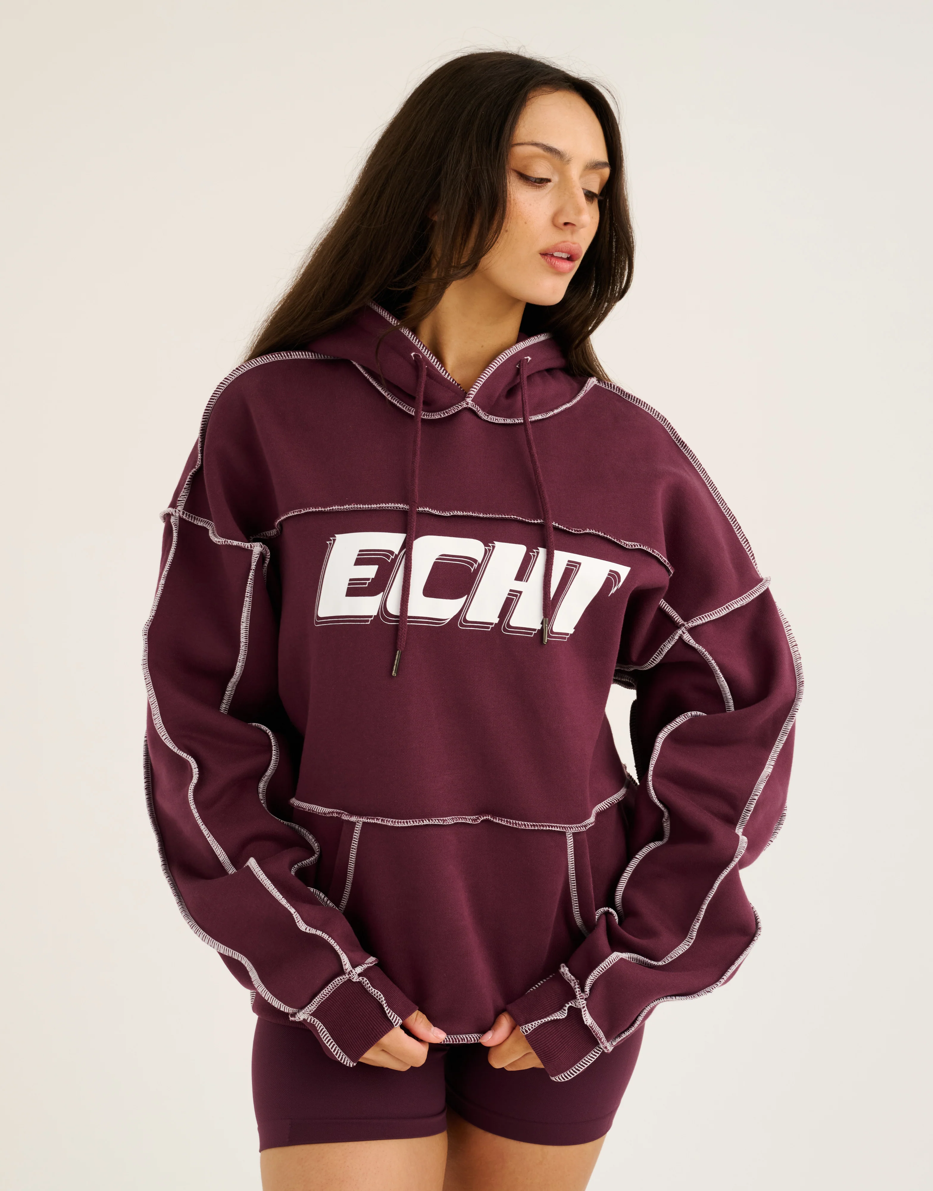 Track Hoodie - Blackberry - Image 4