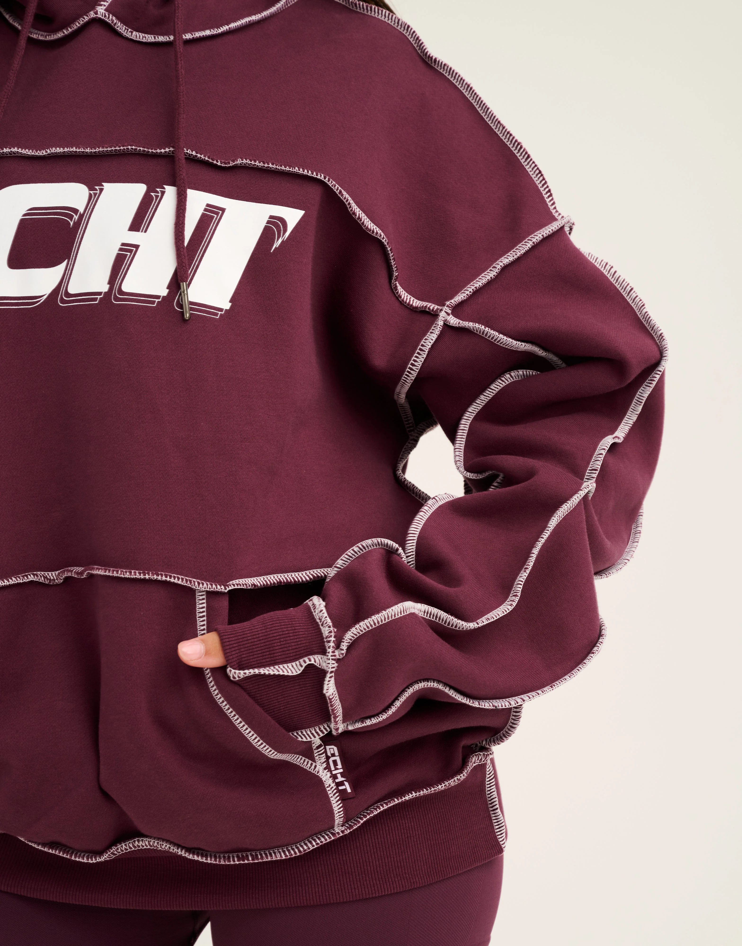 Track Hoodie - Blackberry - Image 7