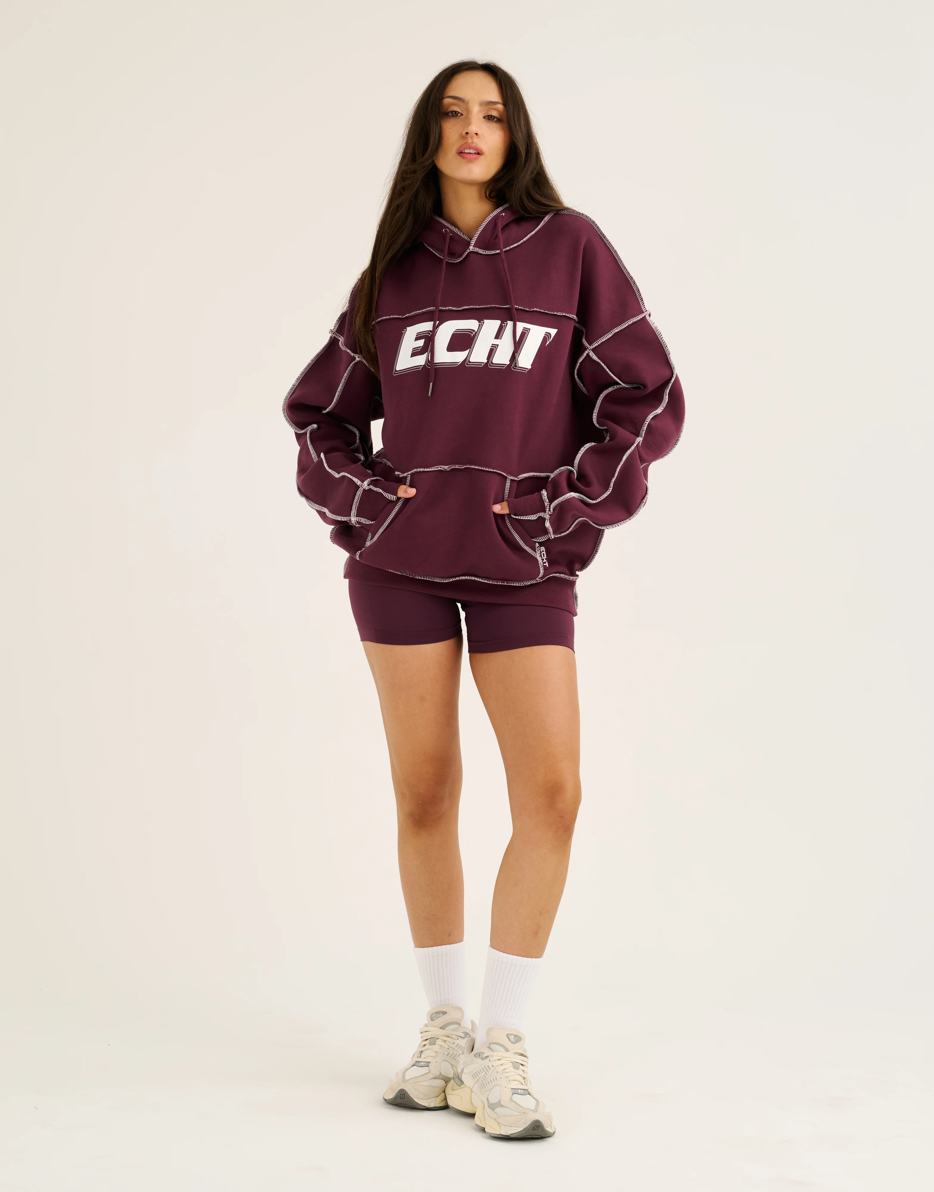 Track Hoodie - Blackberry - Image 9