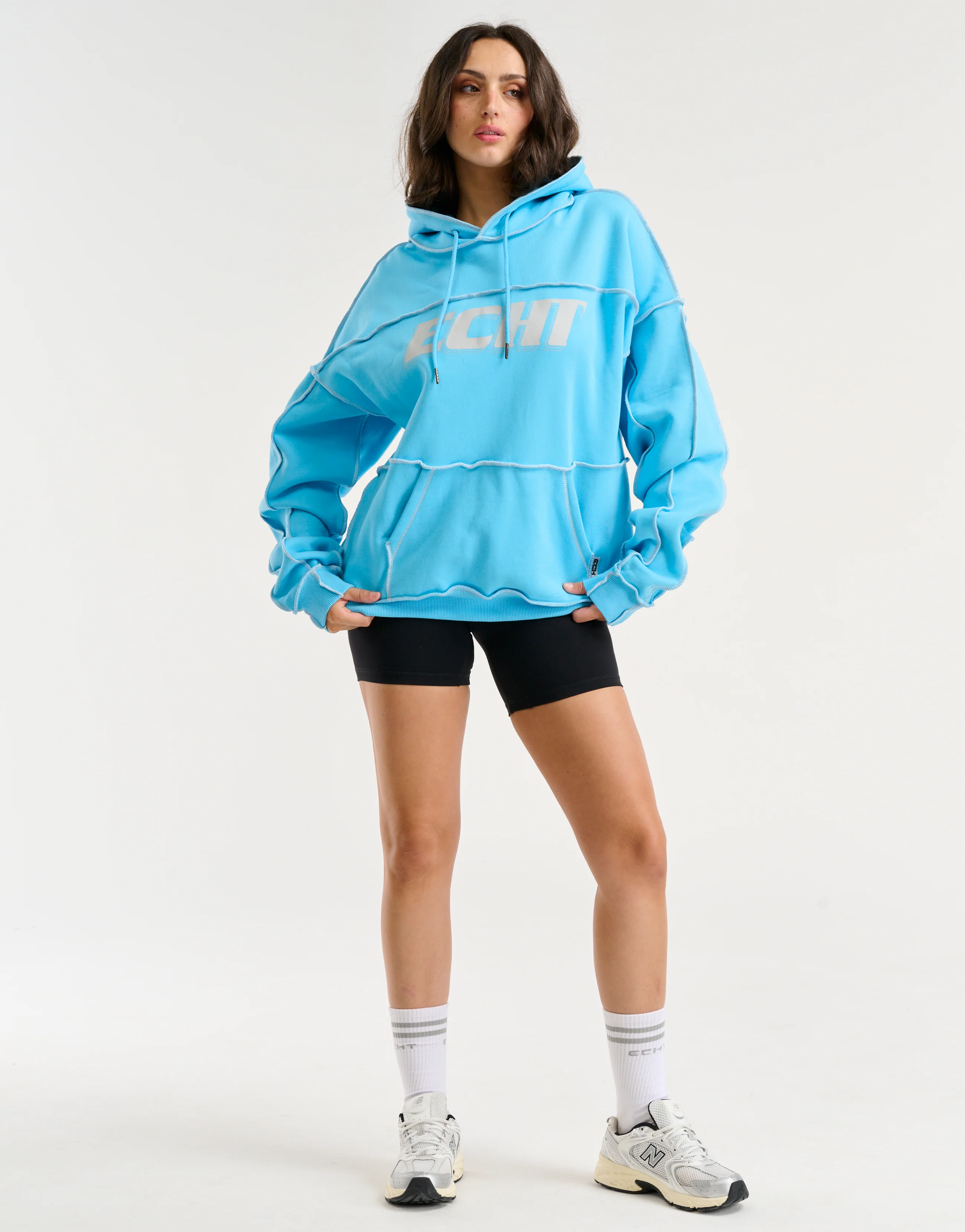 Track Hoodie - Blue - Image 3