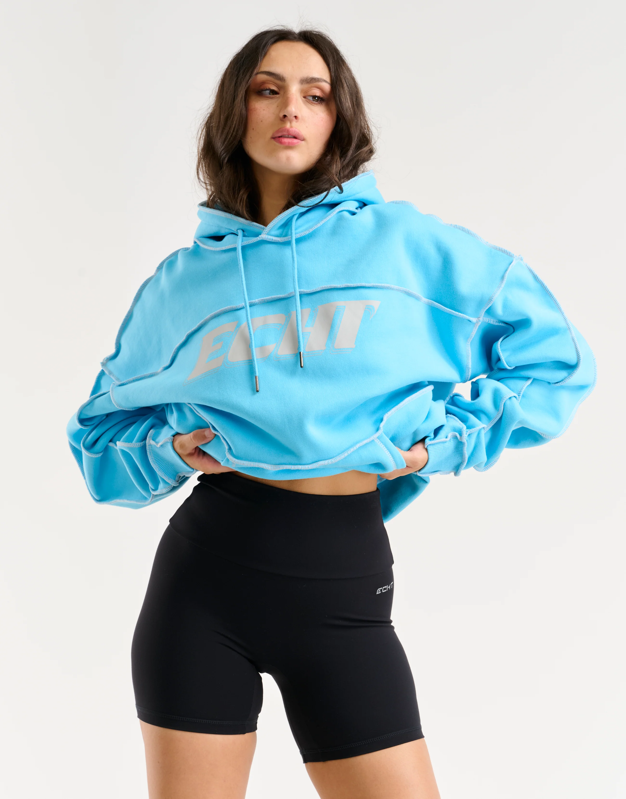 Track Hoodie - Blue - Image 4