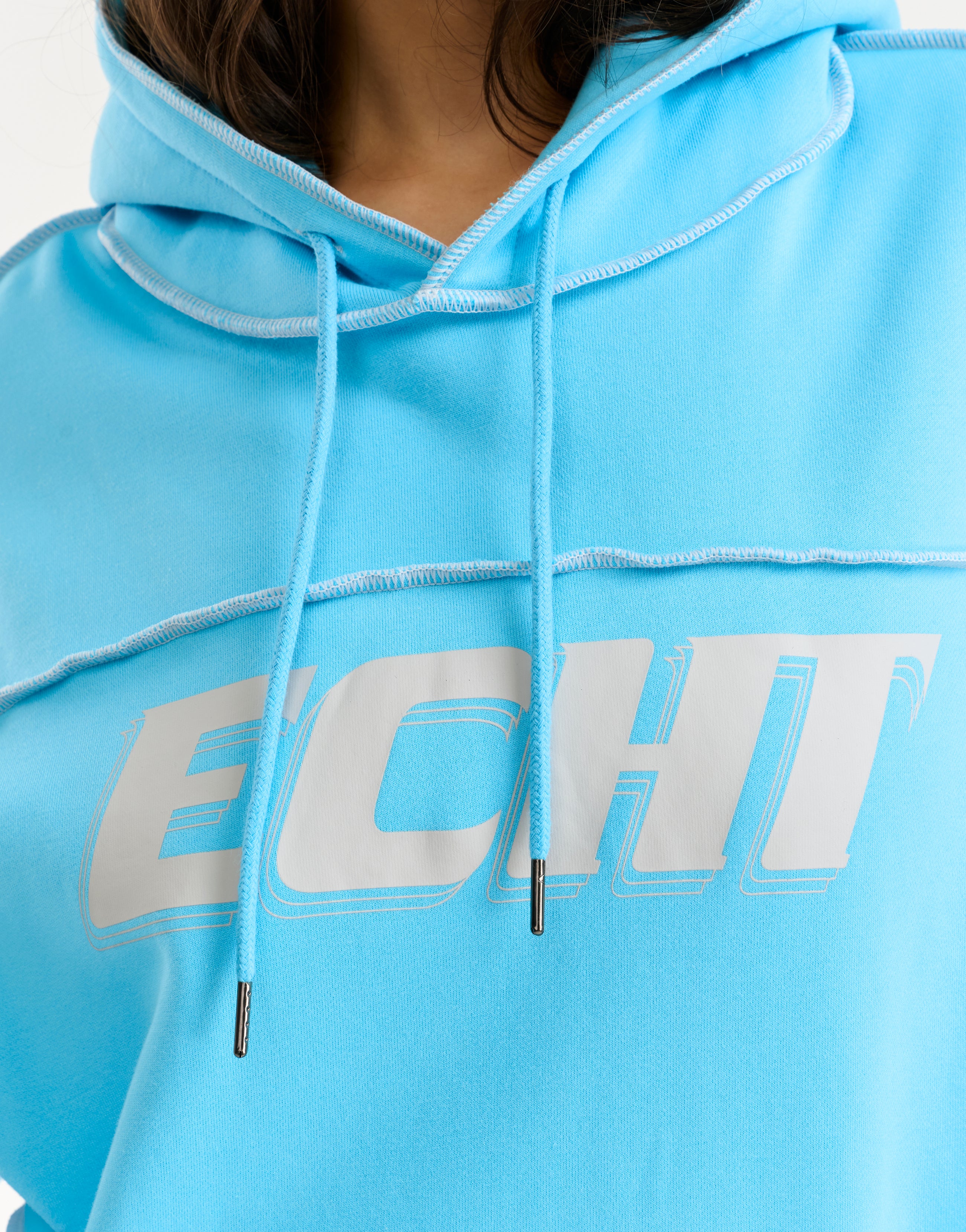 Track Hoodie - Blue - Image 8