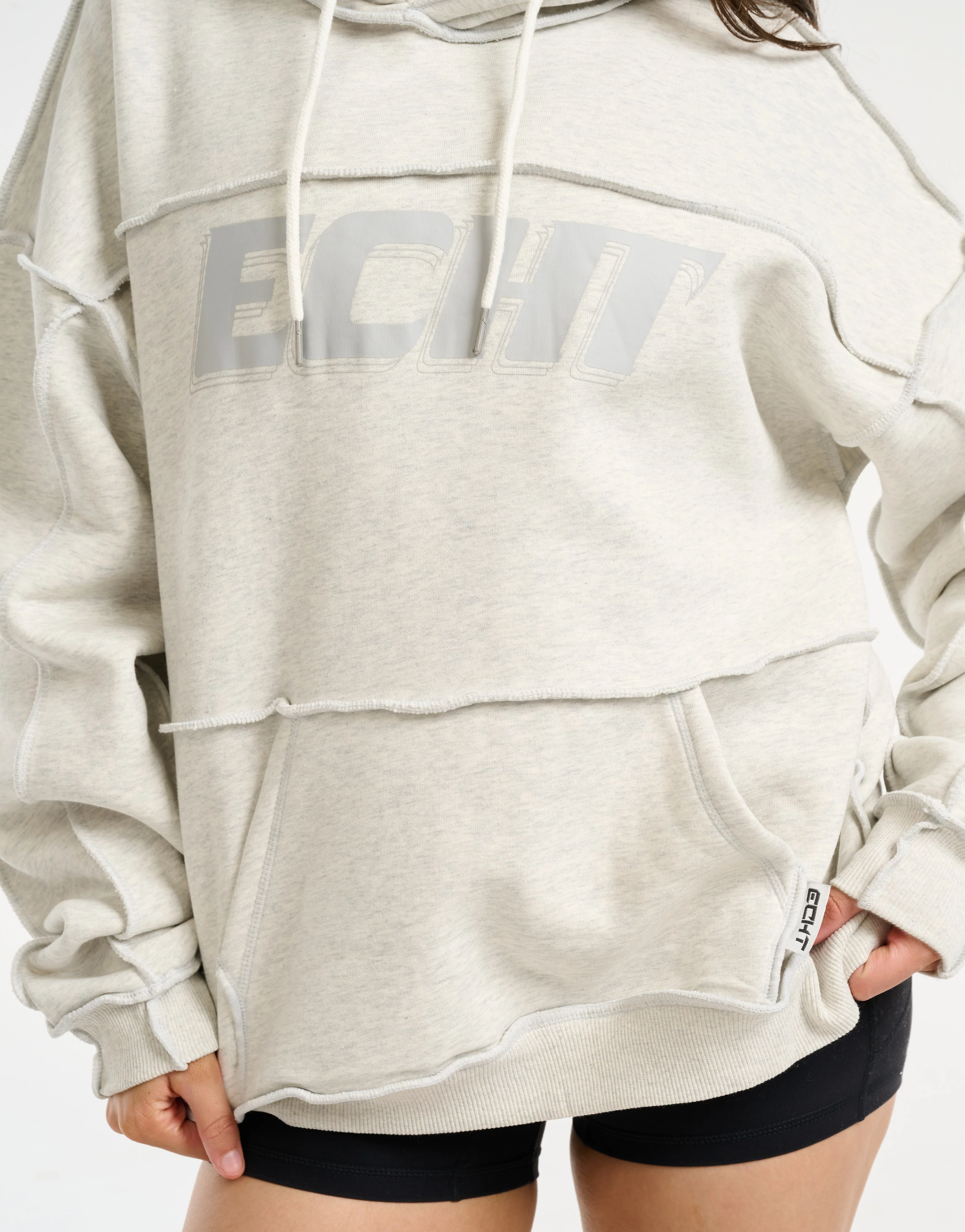 Track Hoodie - Heather Grey - Image 8