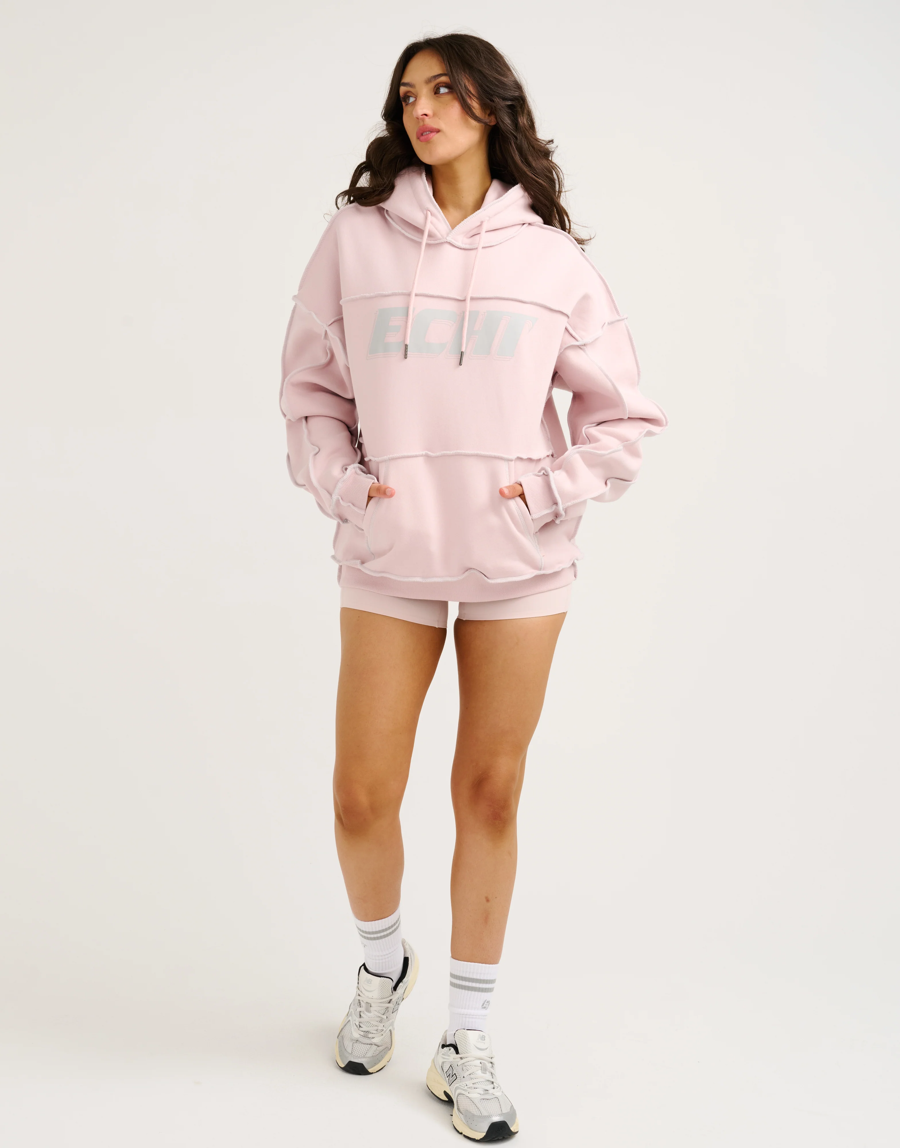 Track Hoodie - Mauve - Image 3