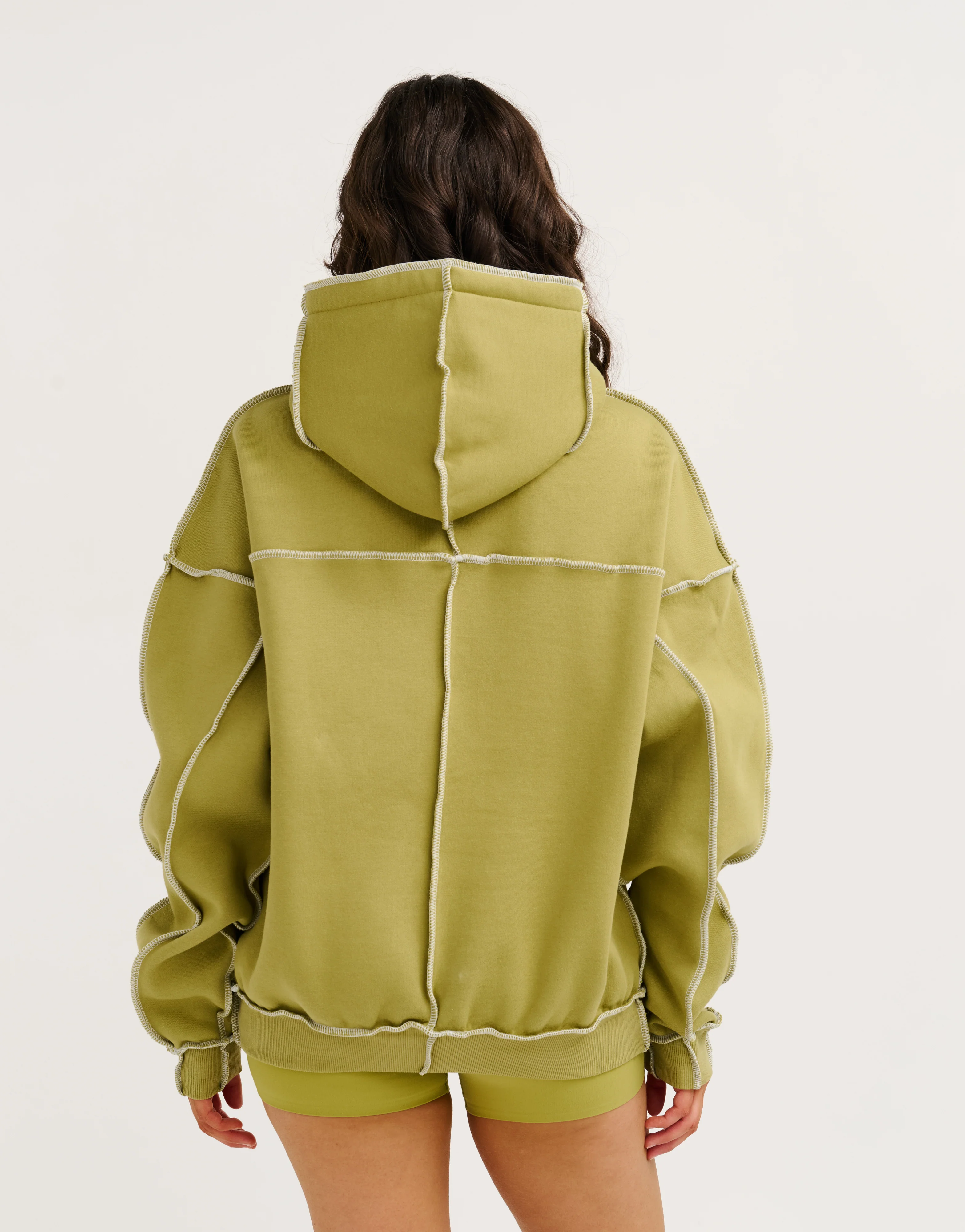 Track Hoodie - Olive - Image 2