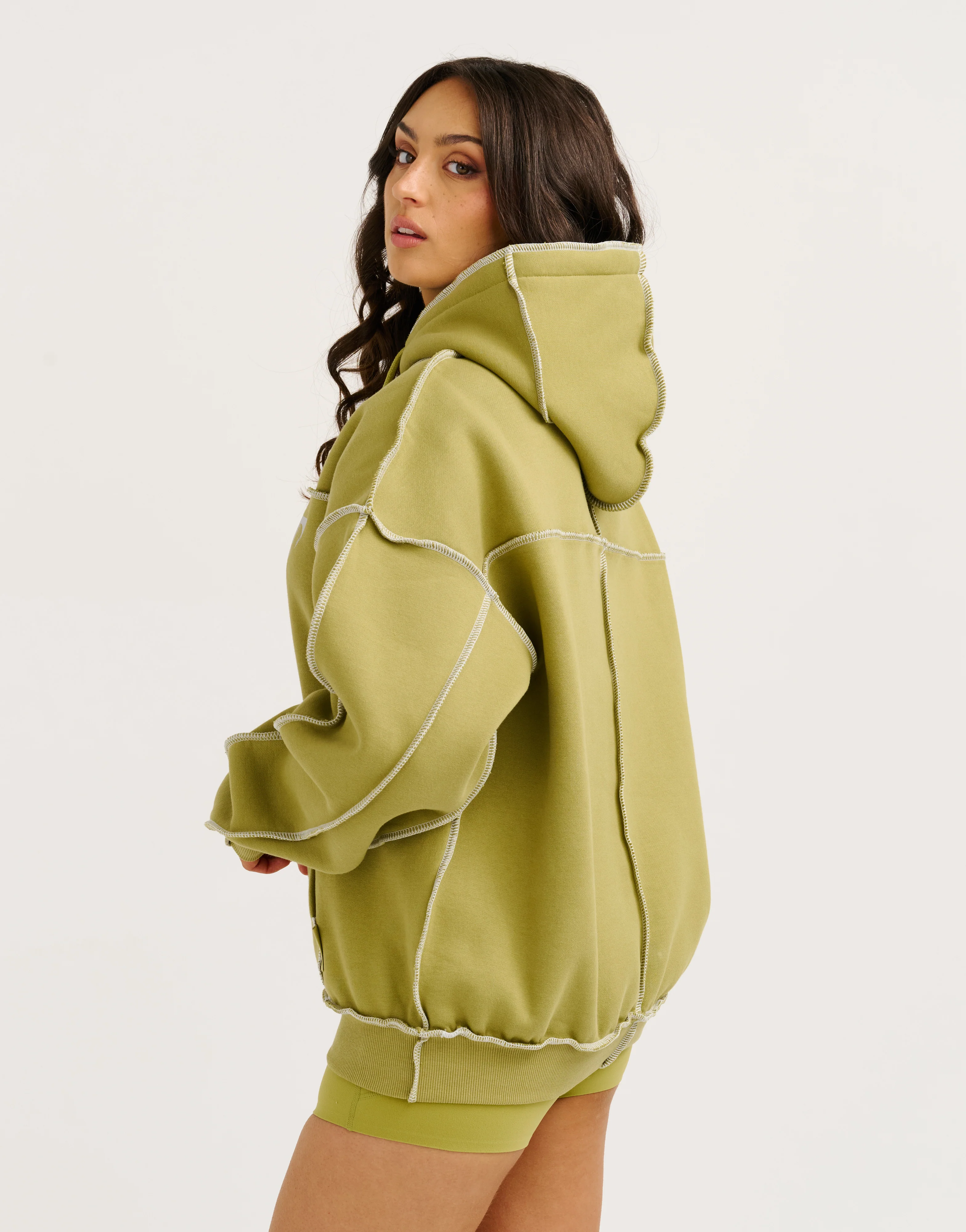 Track Hoodie - Olive - Image 5