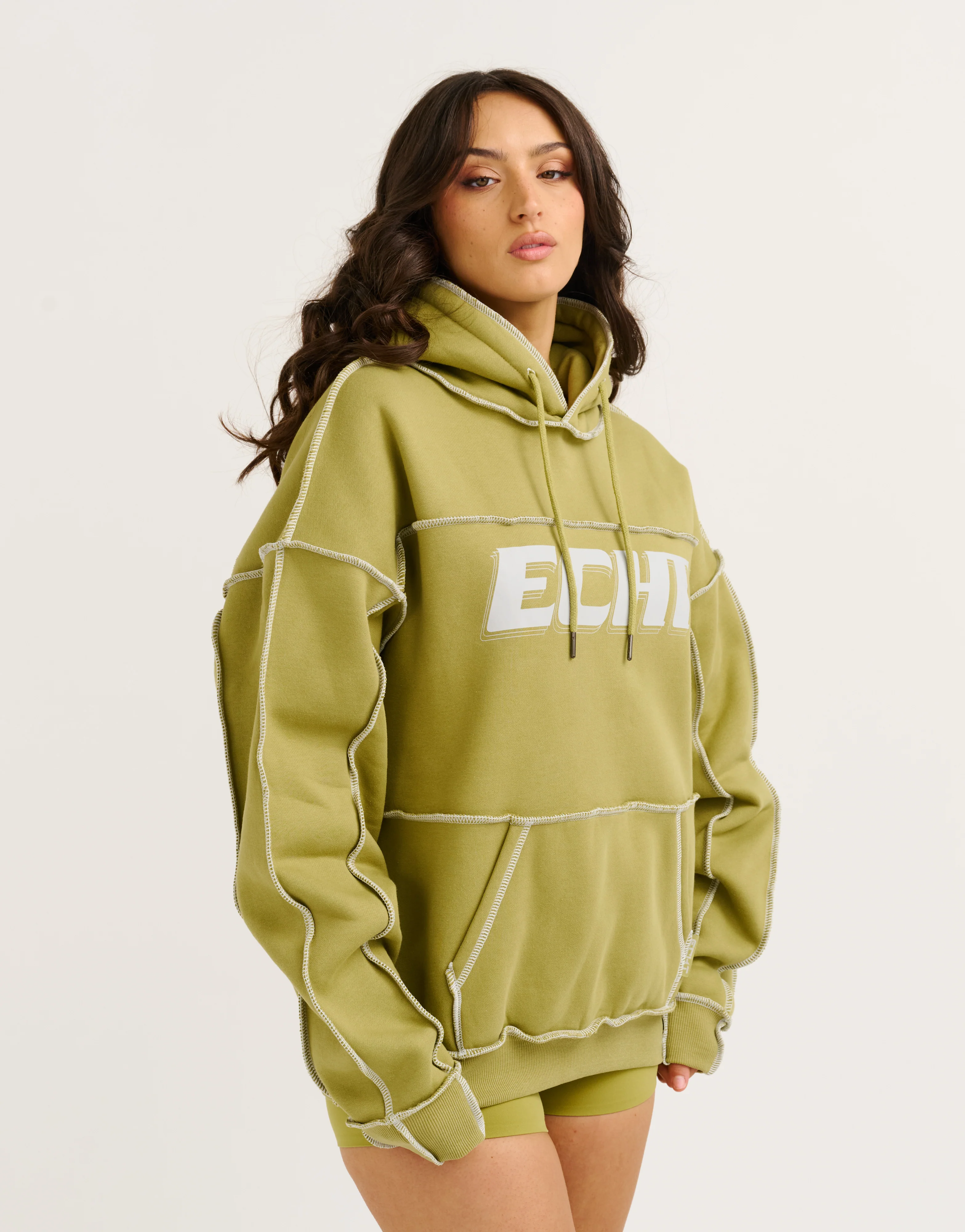 Track Hoodie - Olive - Image 7