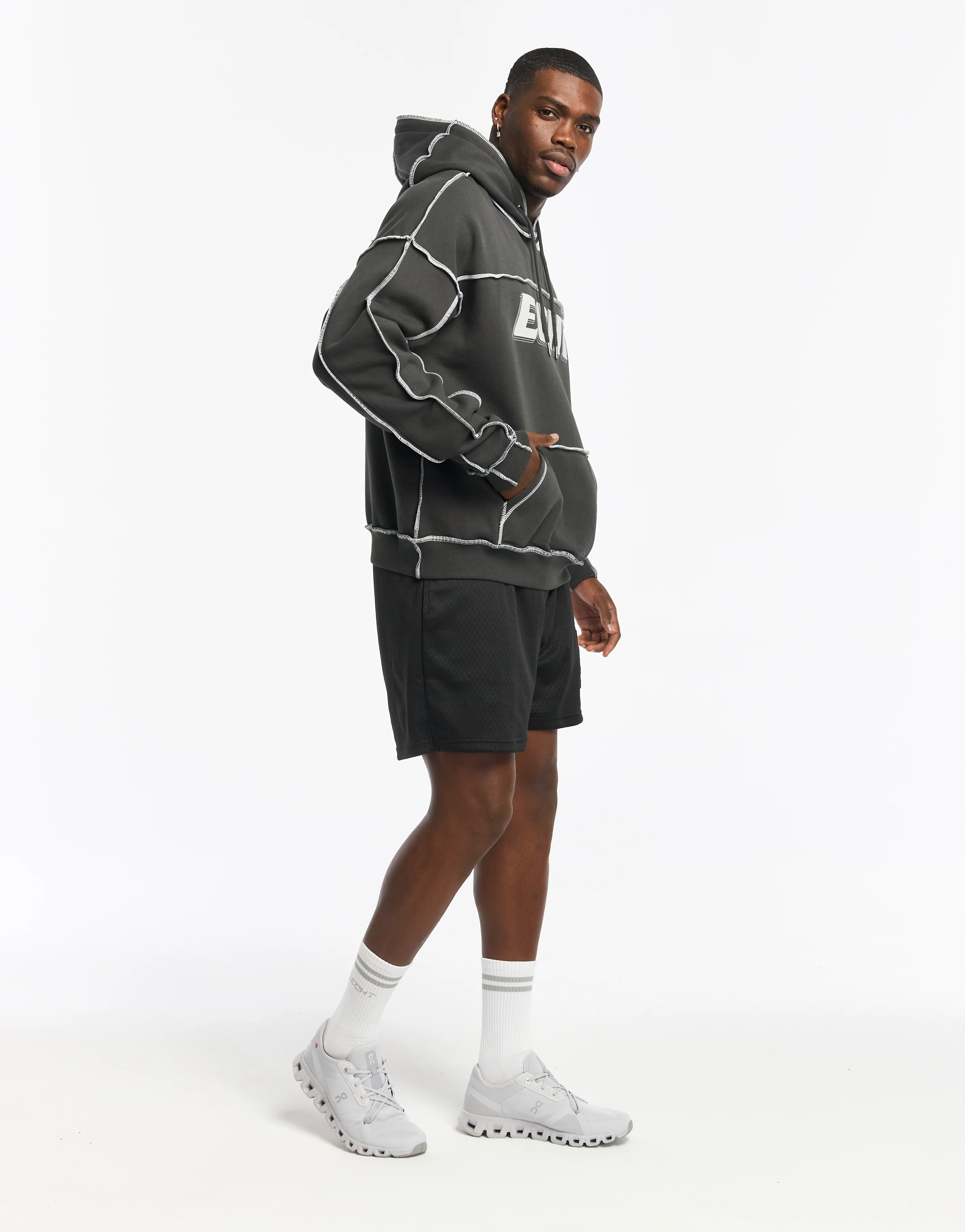 Track Hoodie - Pirate Black - Image 3