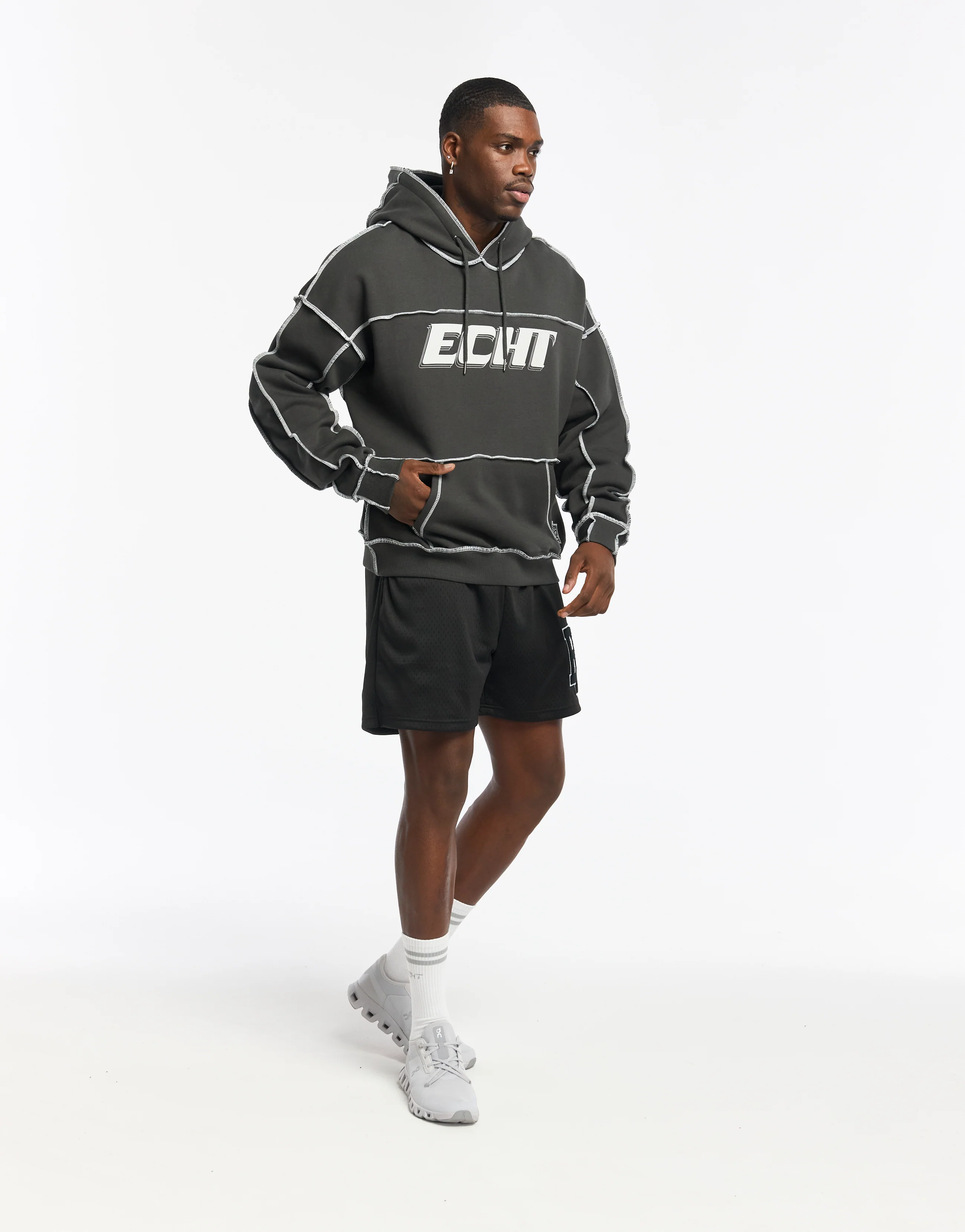 Track Hoodie - Pirate Black - Image 4