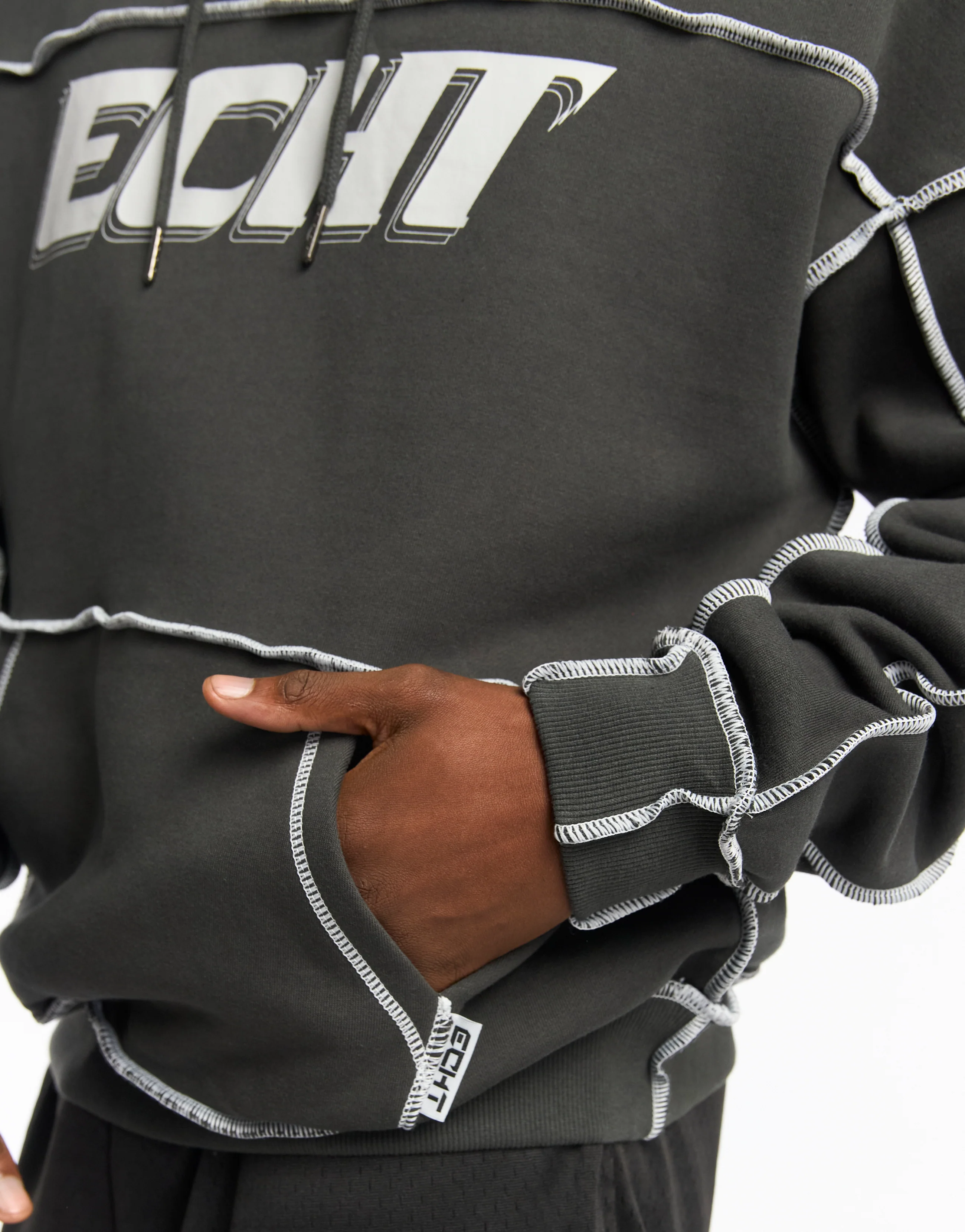 Track Hoodie - Pirate Black - Image 5