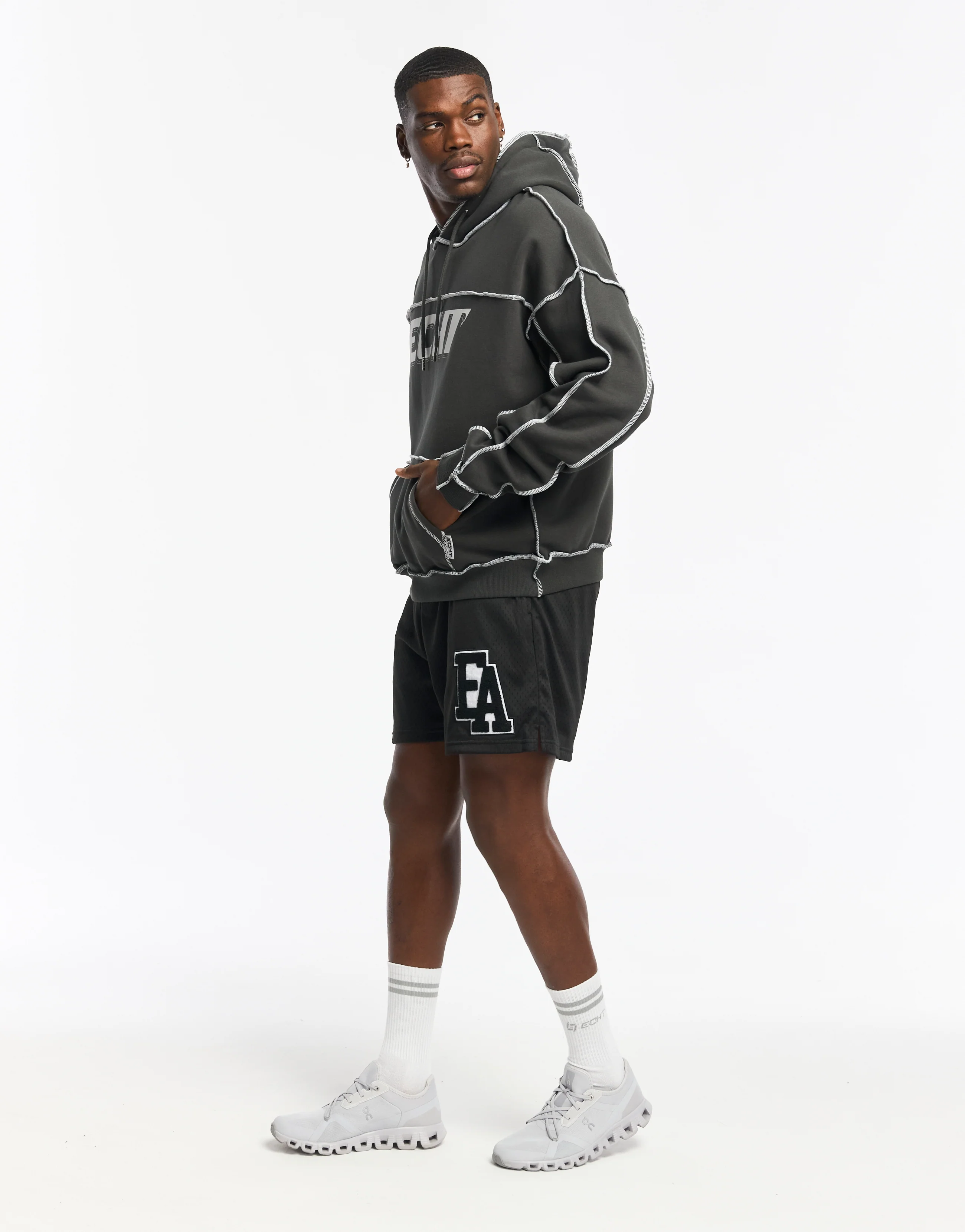 Track Hoodie - Pirate Black - Image 8