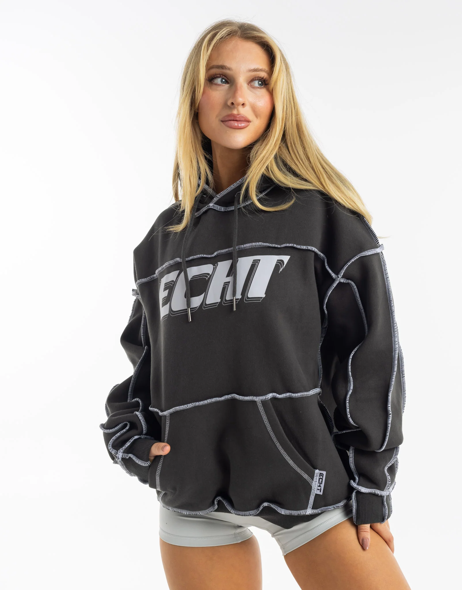 Track Hoodie - Pirate Black - Image 6