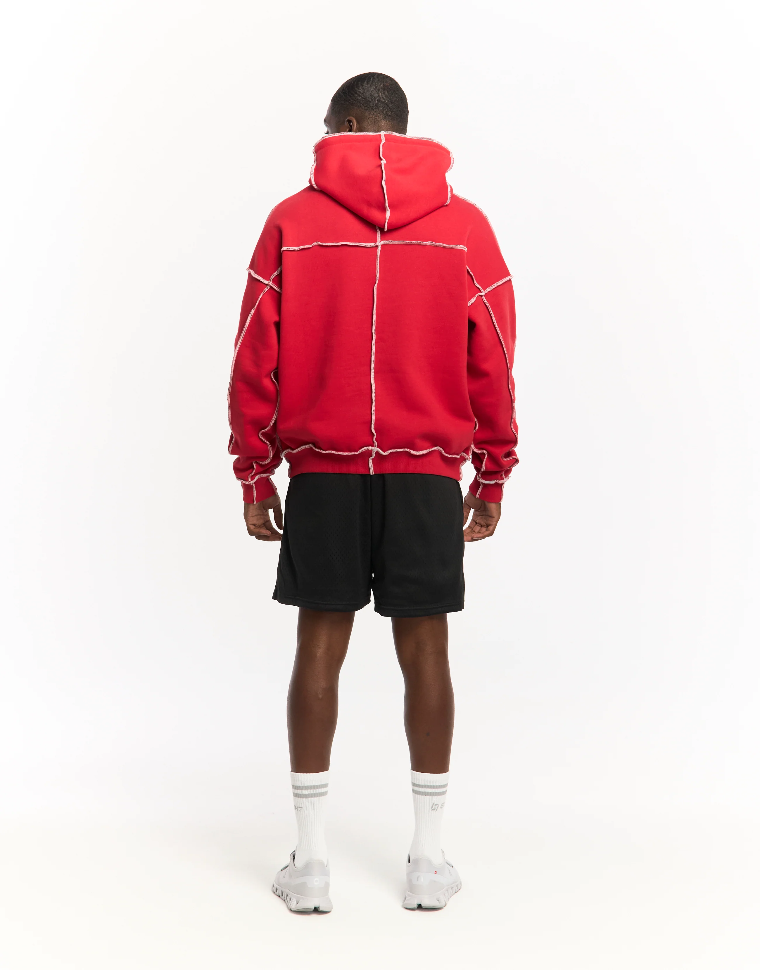 Track Hoodie - Red - Image 10