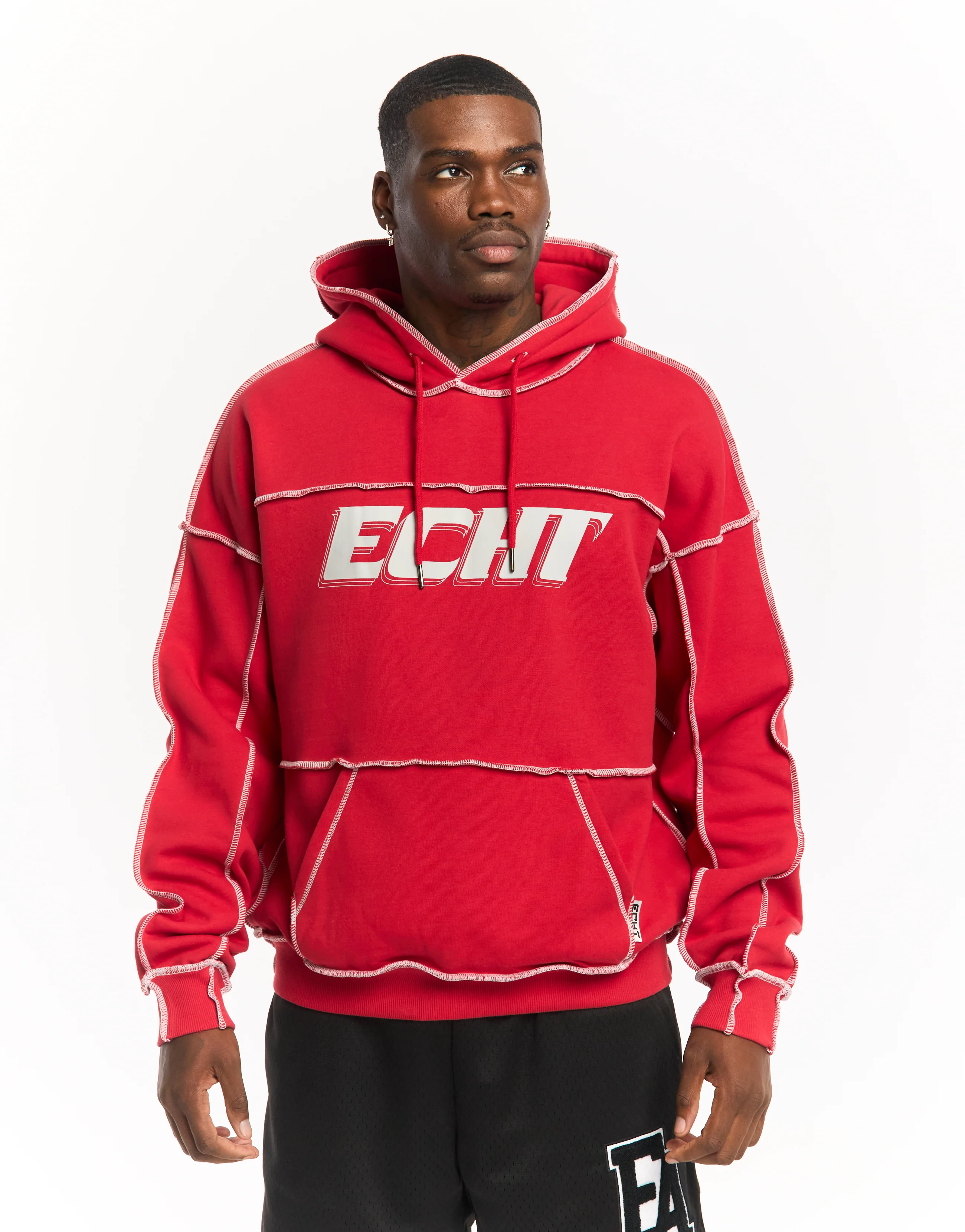 Track Hoodie - Red - Image 5