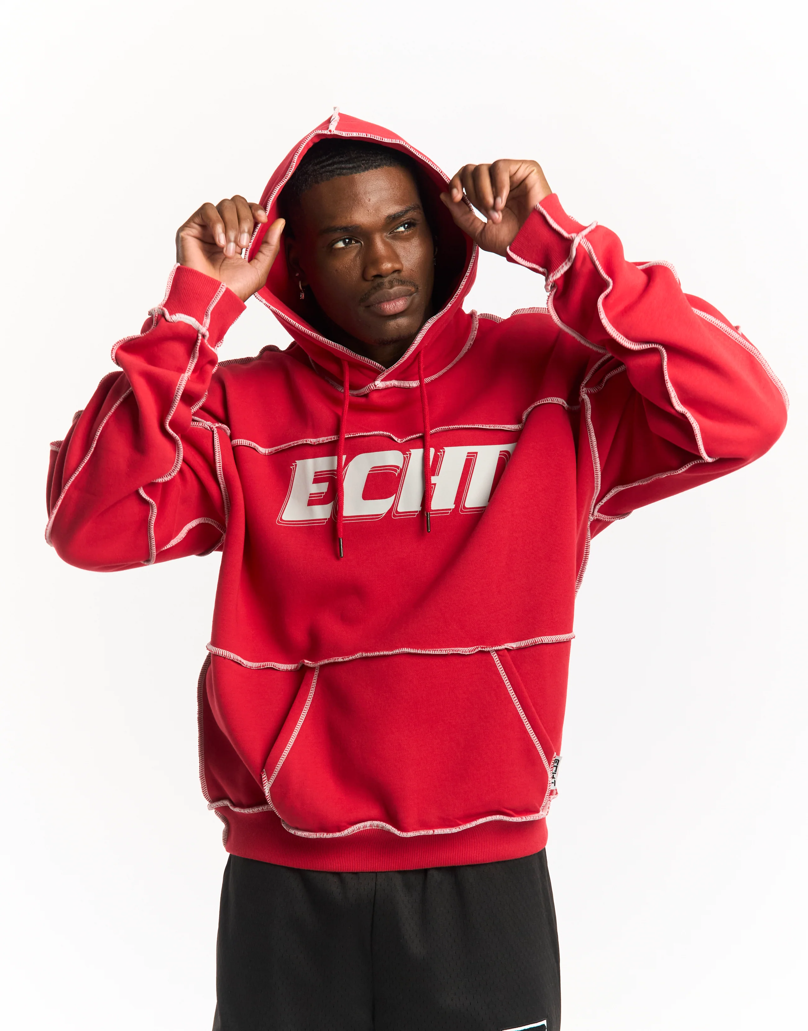Track Hoodie - Red - Image 6