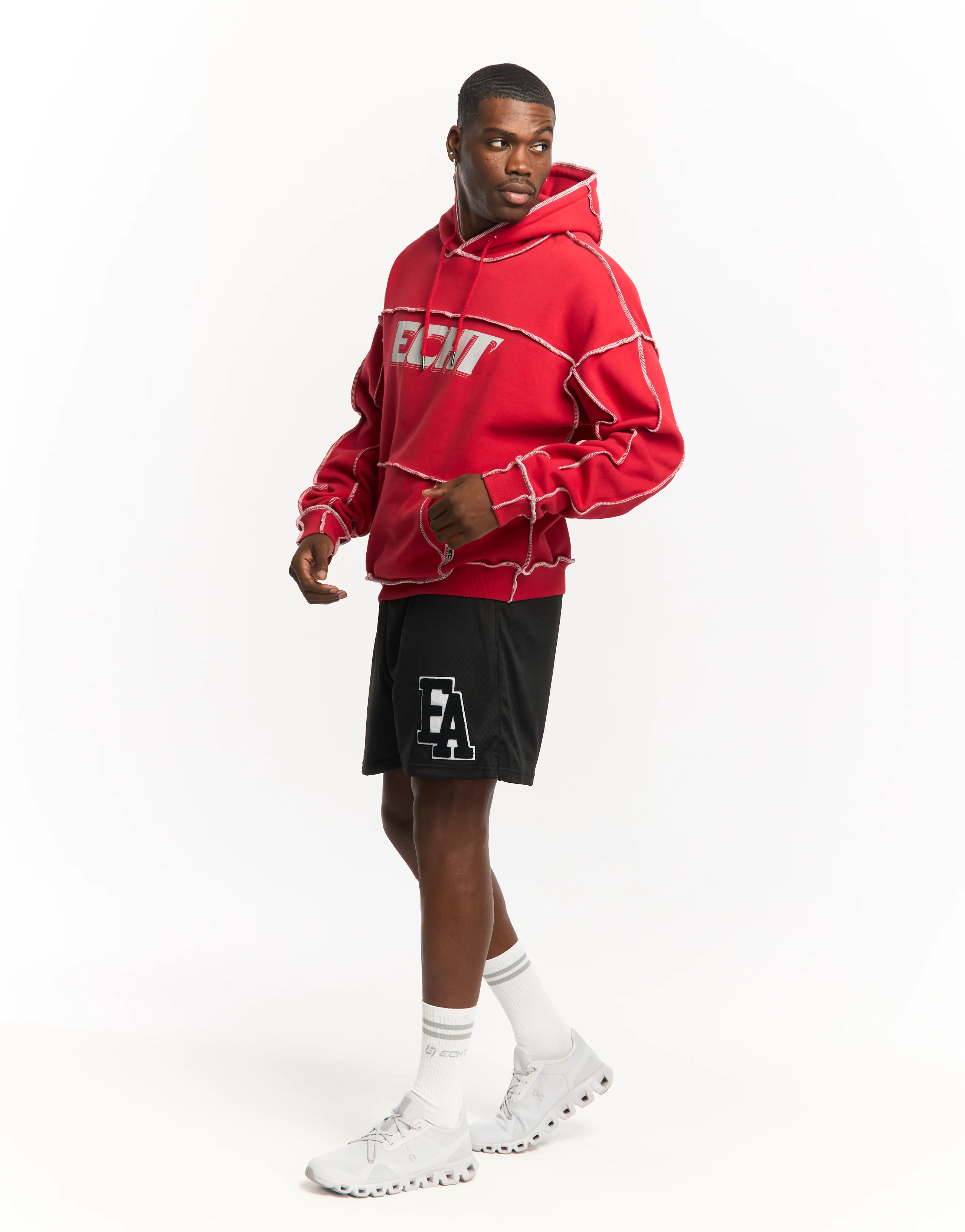 Track Hoodie - Red - Image 9