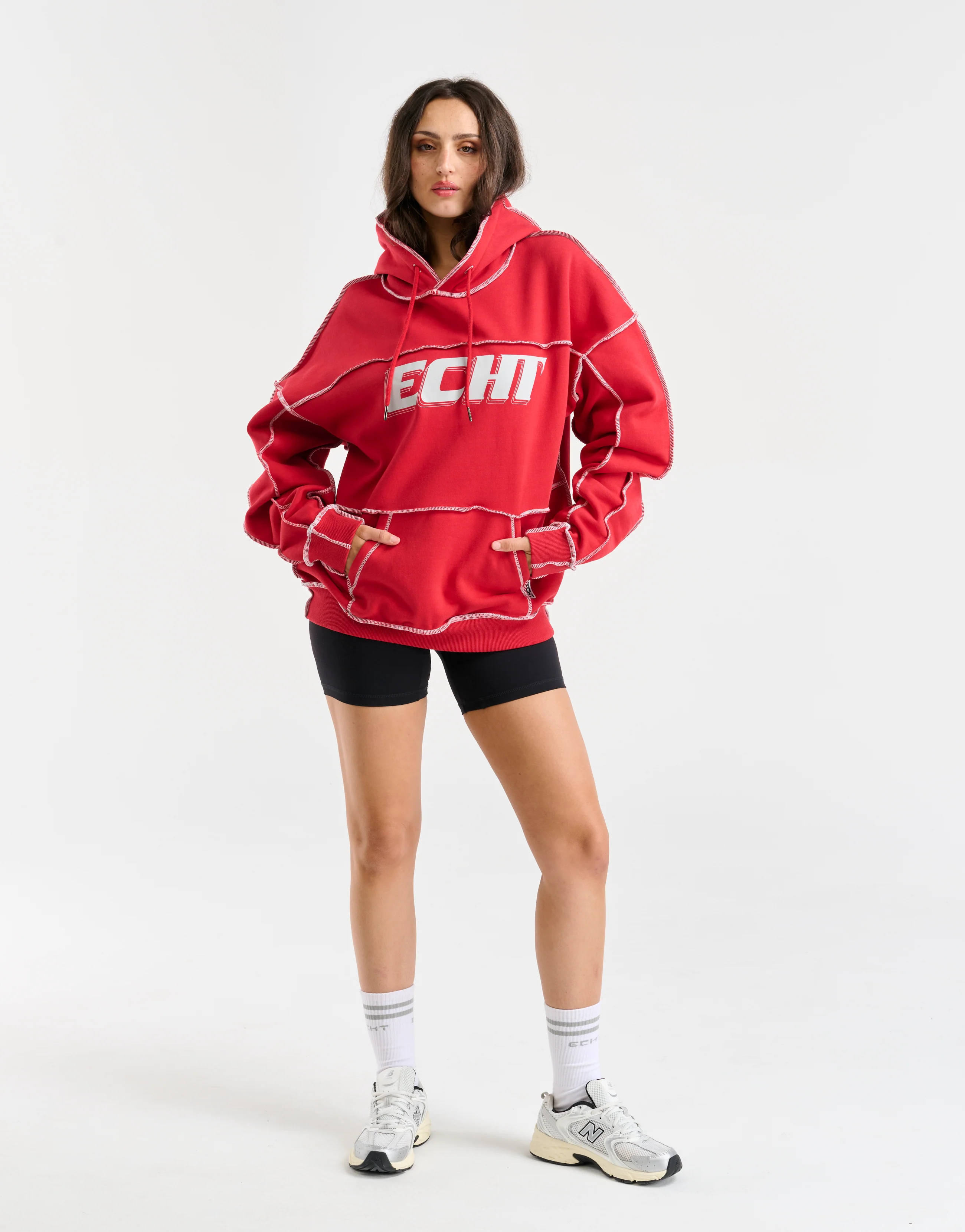 Track Hoodie - Red - Image 5