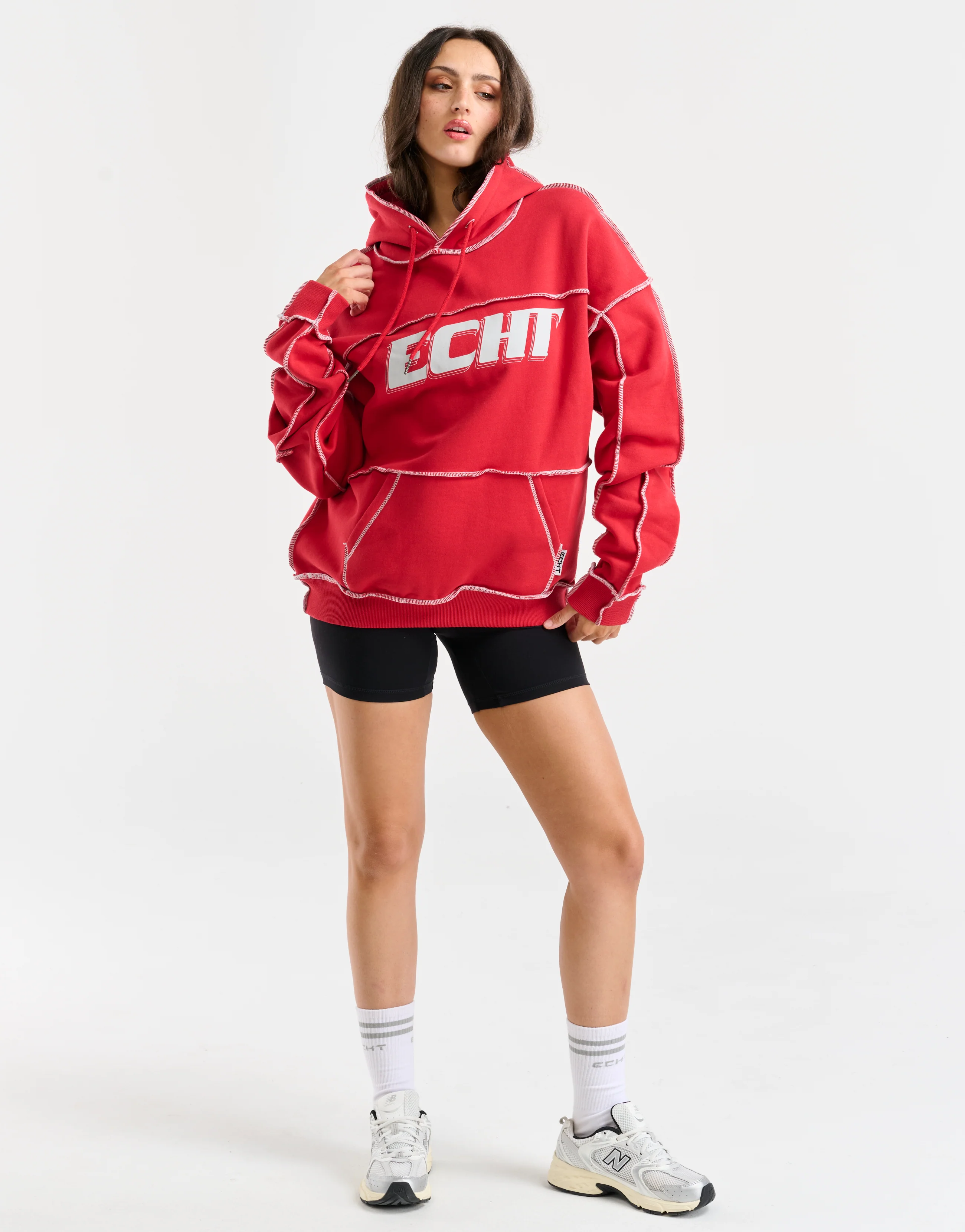 Track Hoodie - Red - Image 7