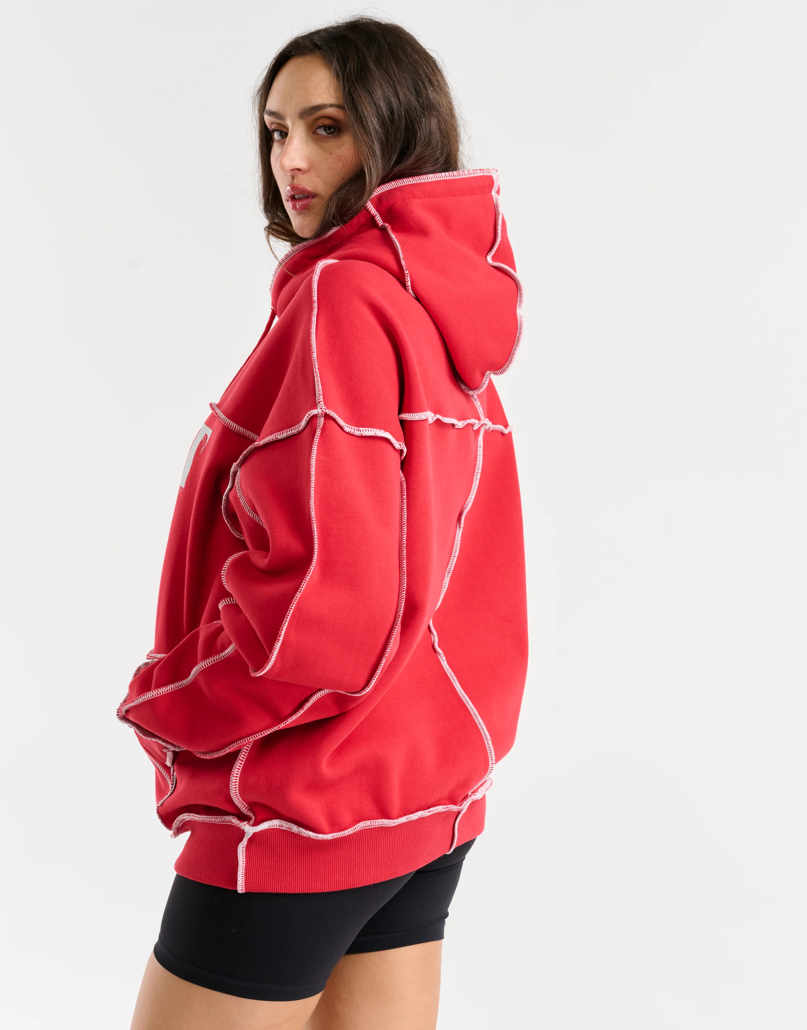Track Hoodie - Red - Image 8