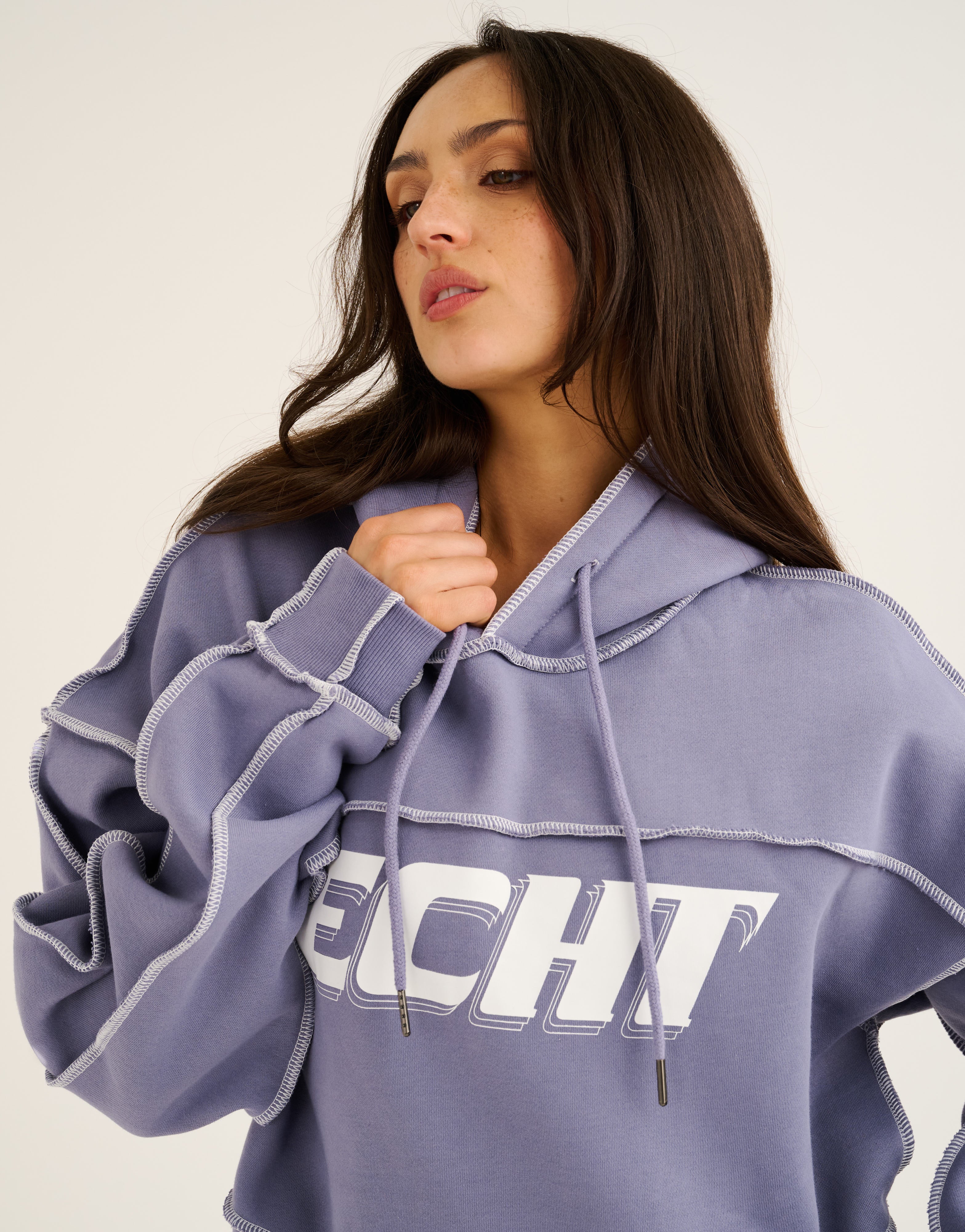 Track Hoodie - Washed Blue - Image 4