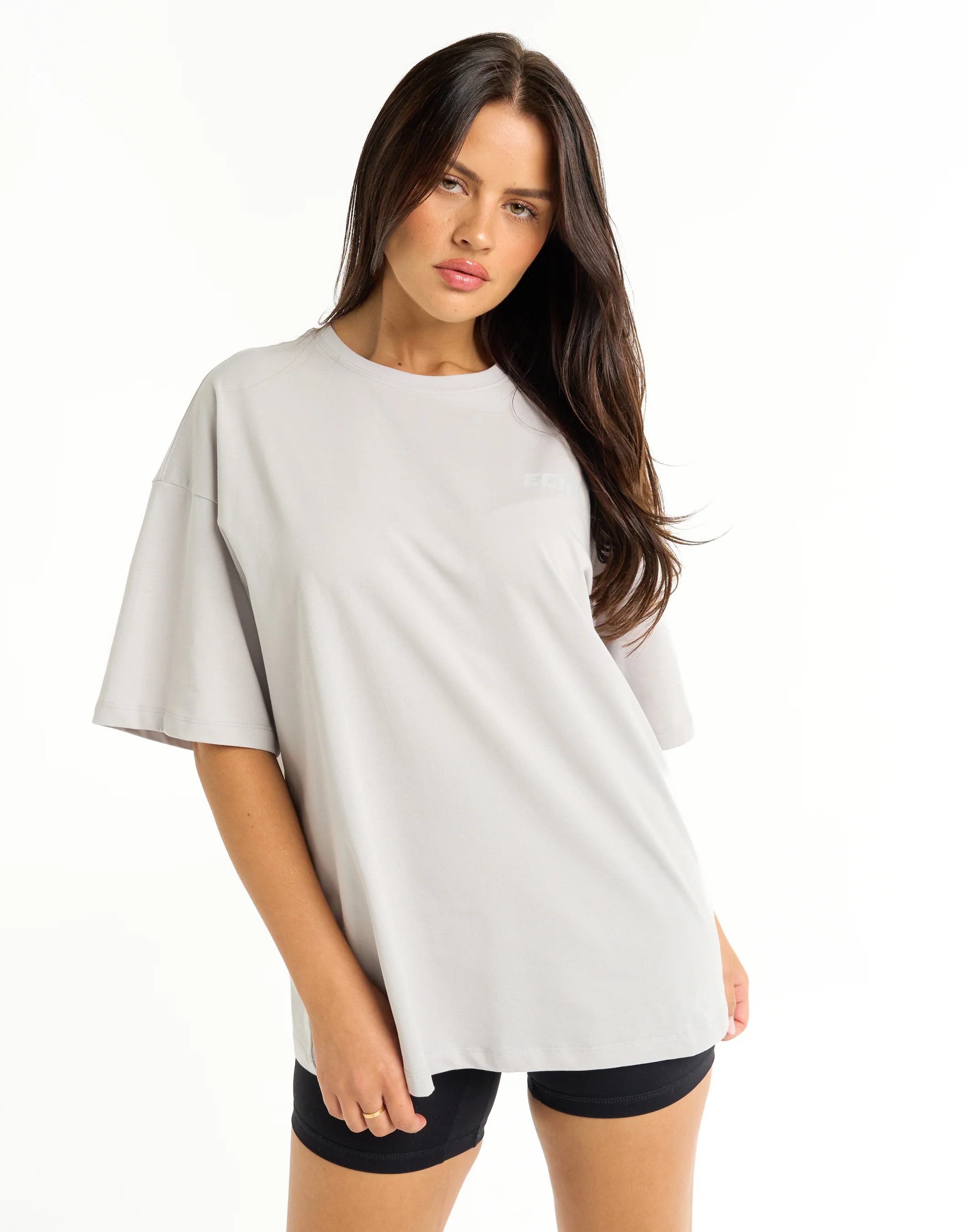 Track Oversize Tee - Grey - Image 2