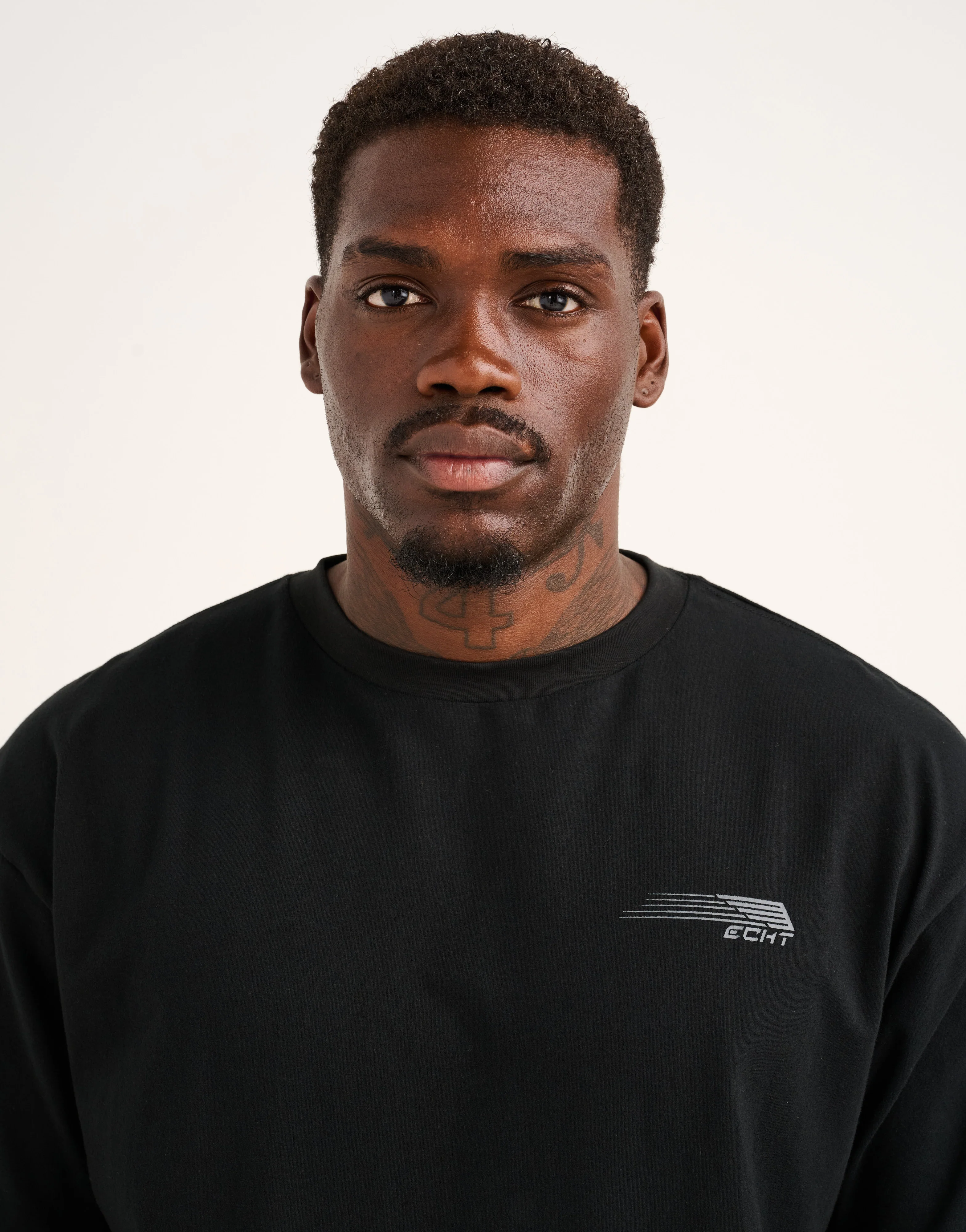 Universal Cotton Tee - Black - Image 6