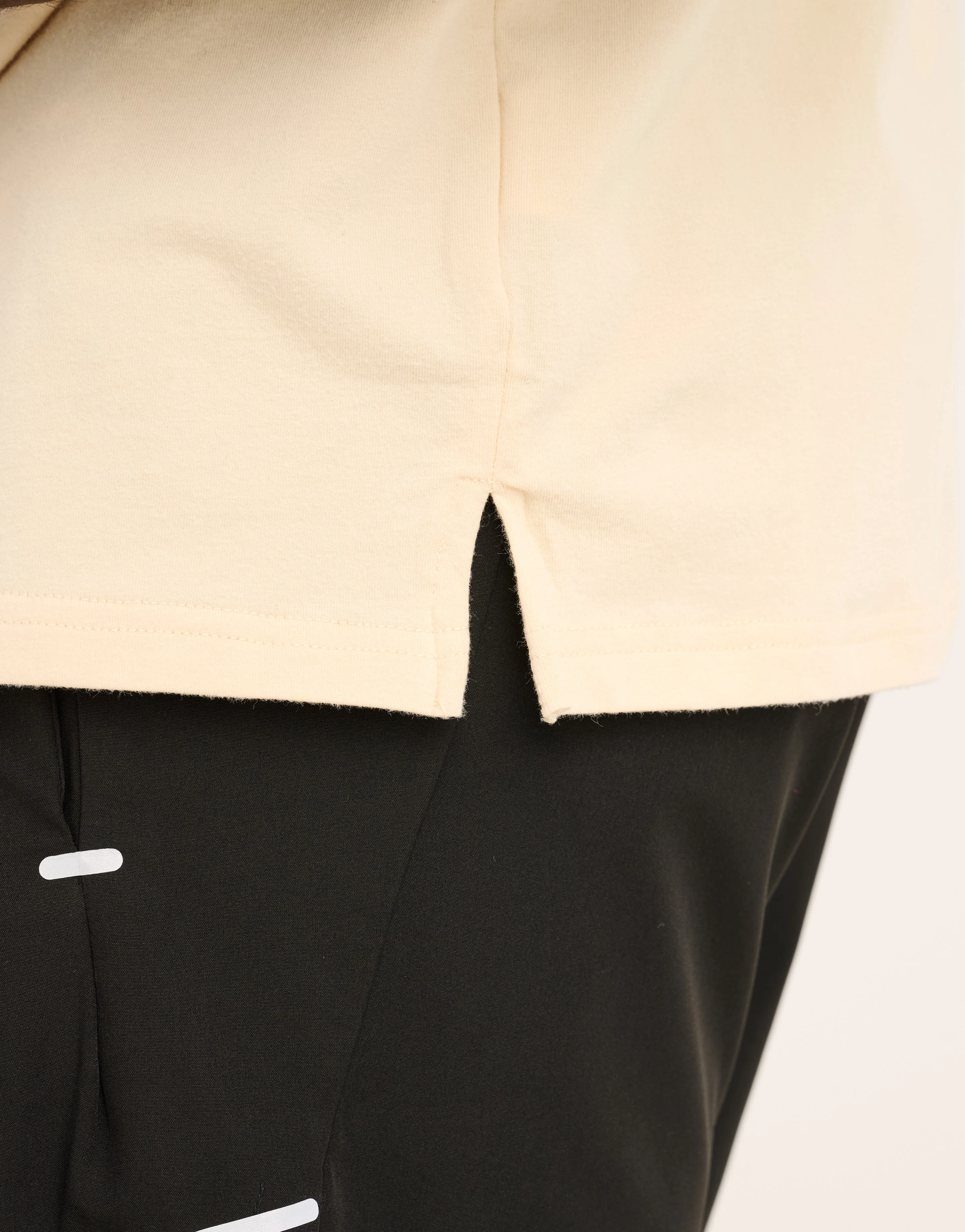 Universal Cotton Tee - Cream - Image 10