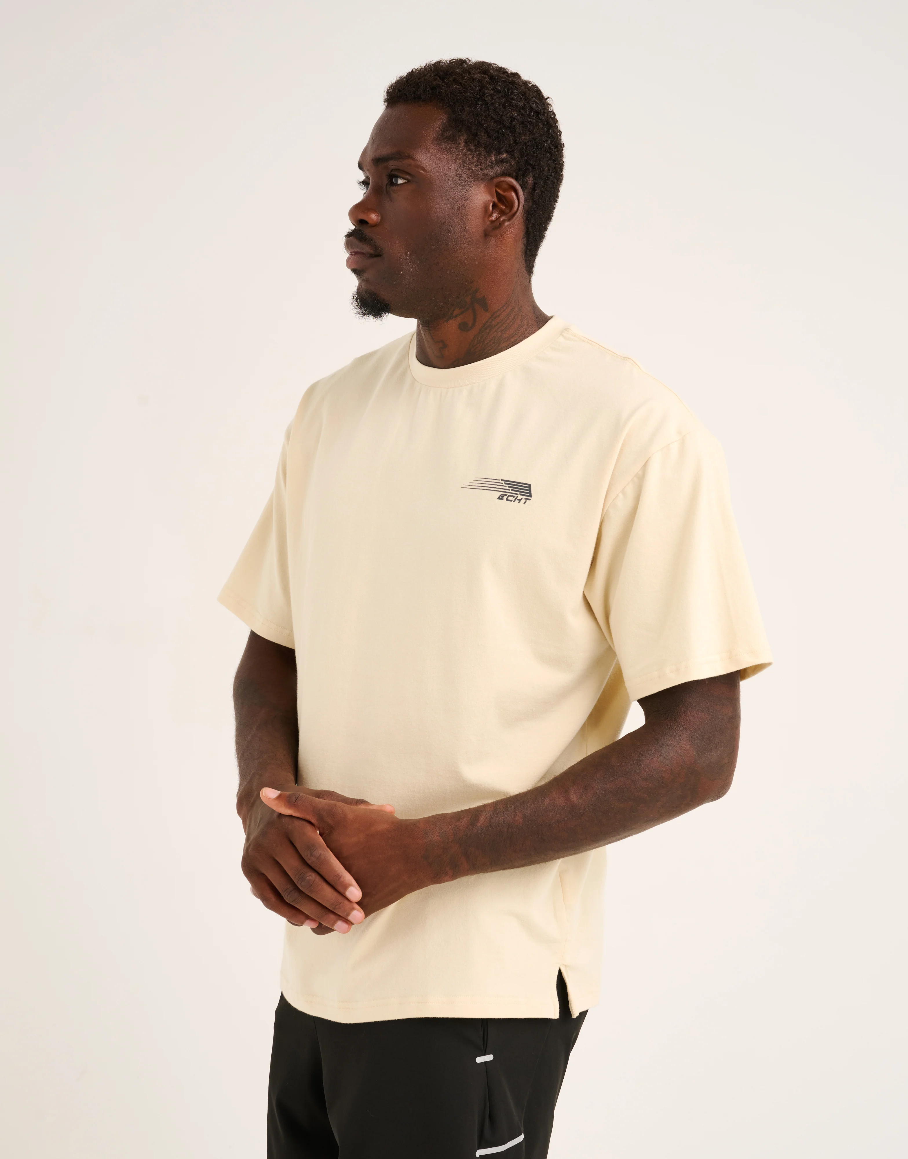 Universal Cotton Tee - Cream - Image 9