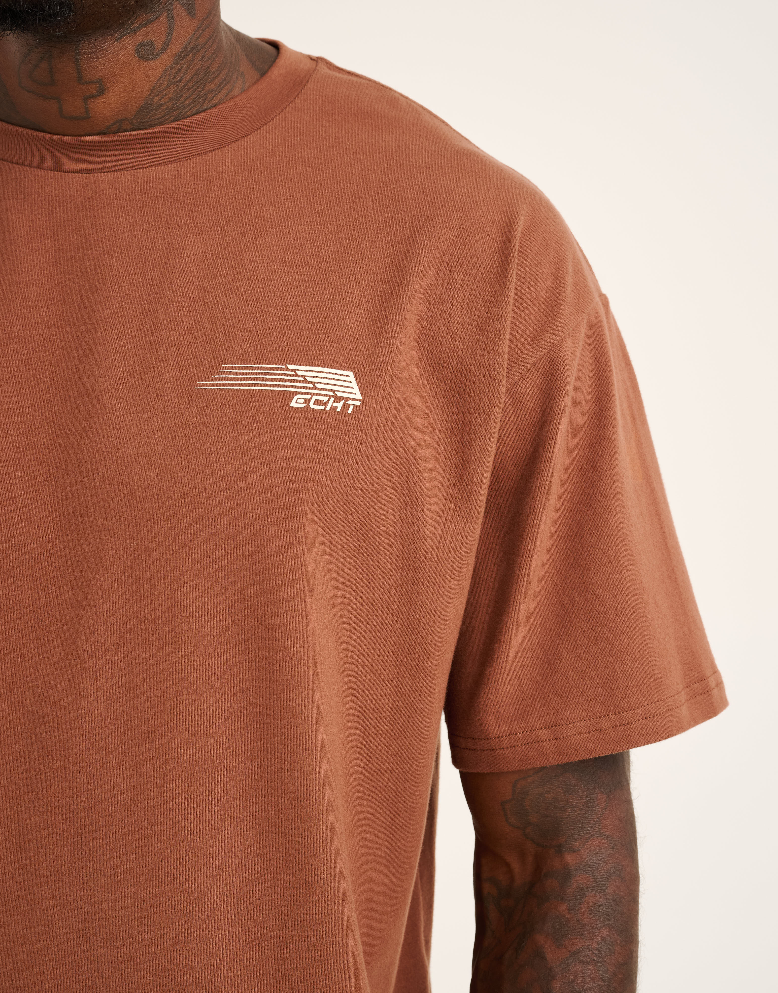 Universal Cotton Tee - Mocha - Image 4