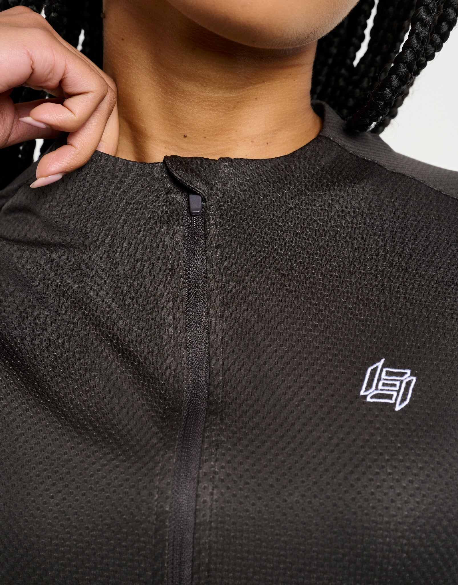 Velocity Quarter Zip Running Top - Black - Image 4