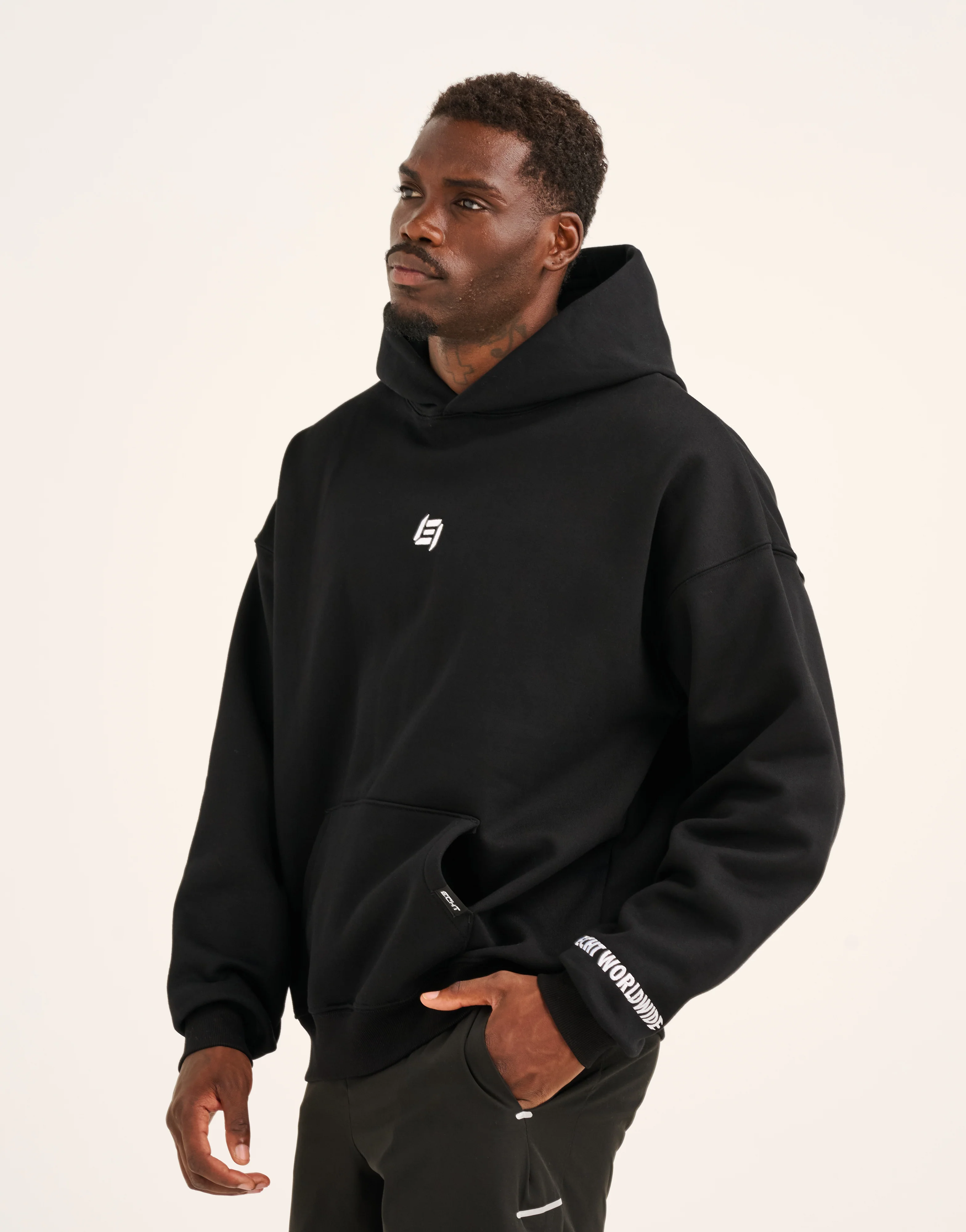 World Wide Hoodie - Black - Image 16