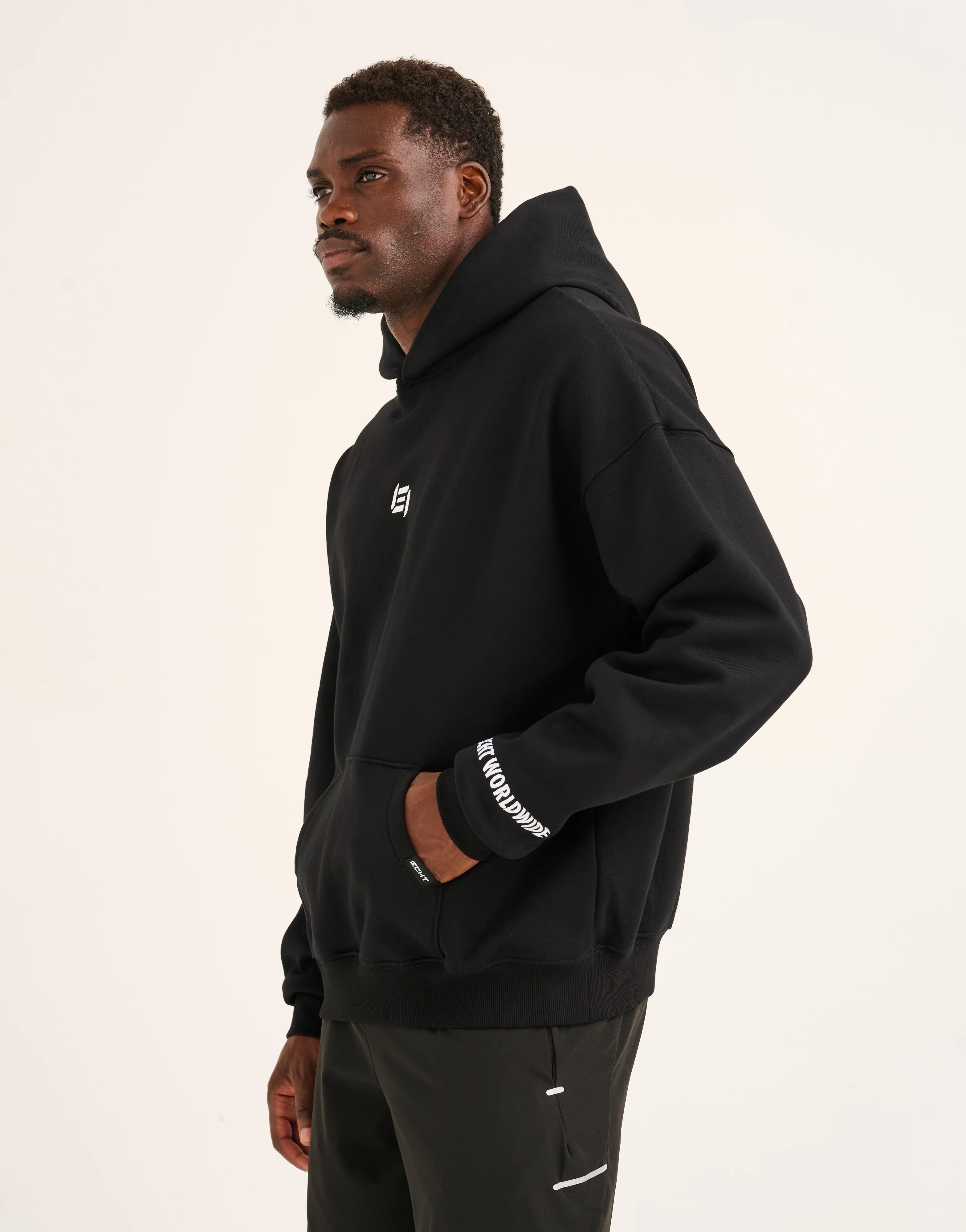 World Wide Hoodie - Black - Image 5