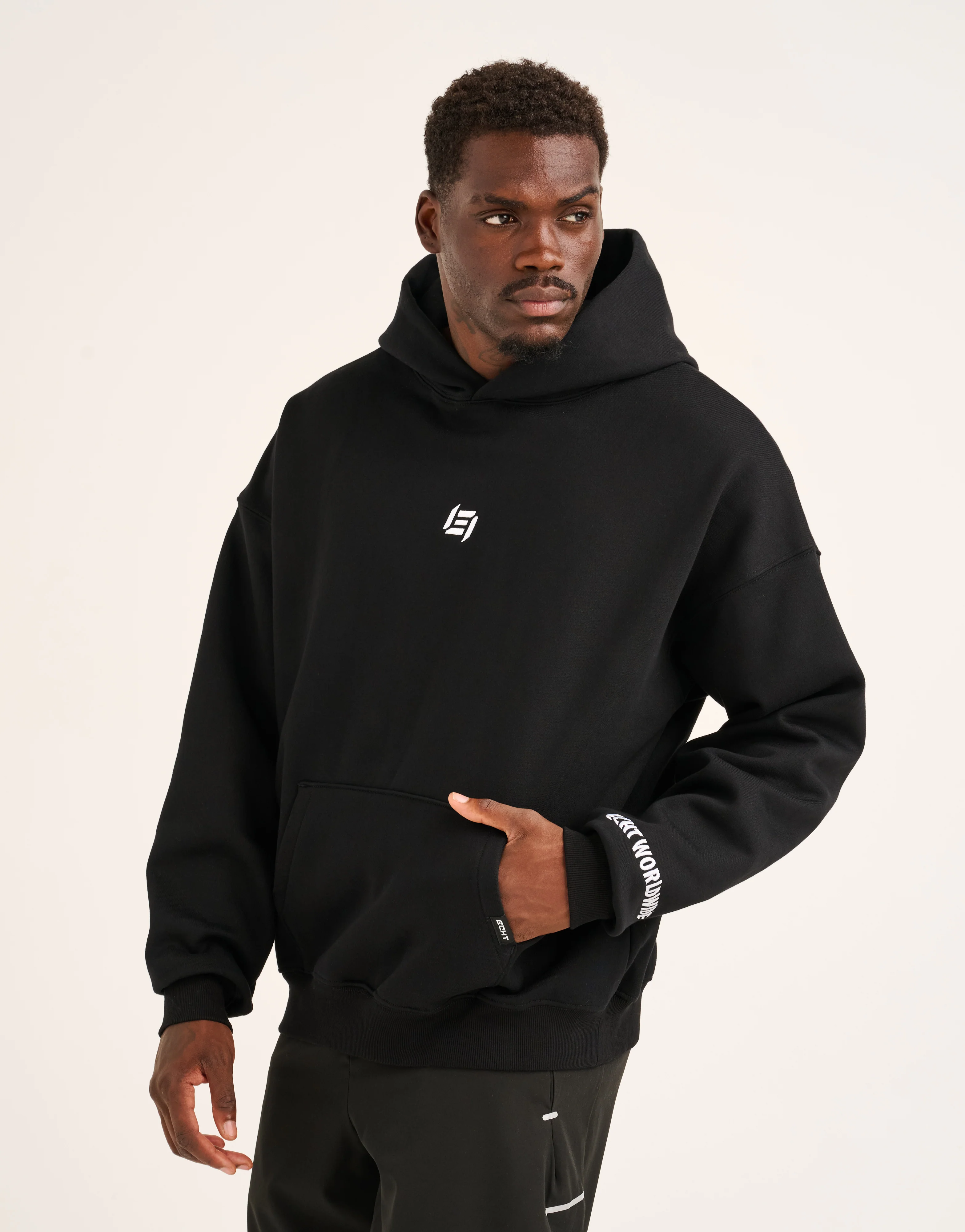 World Wide Hoodie - Black - Image 6