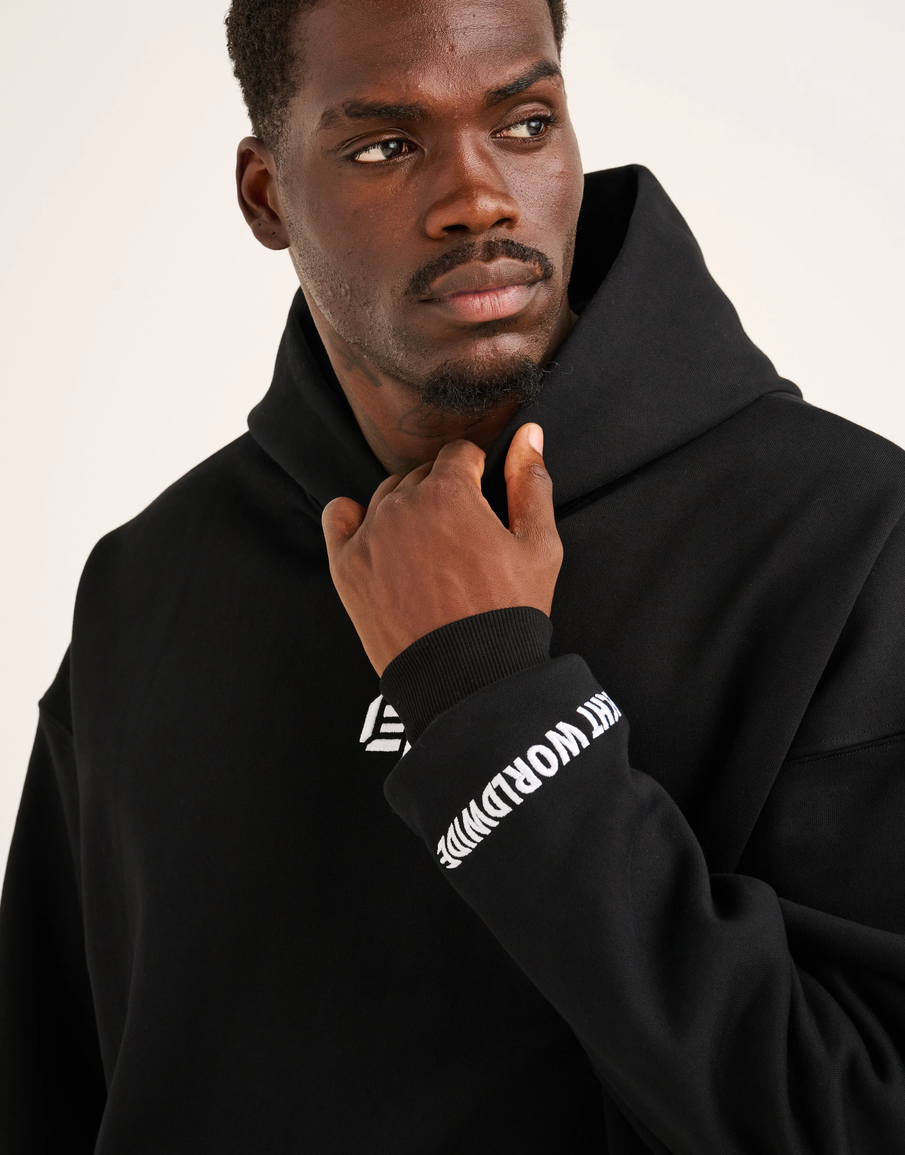 World Wide Hoodie - Black - Image 9