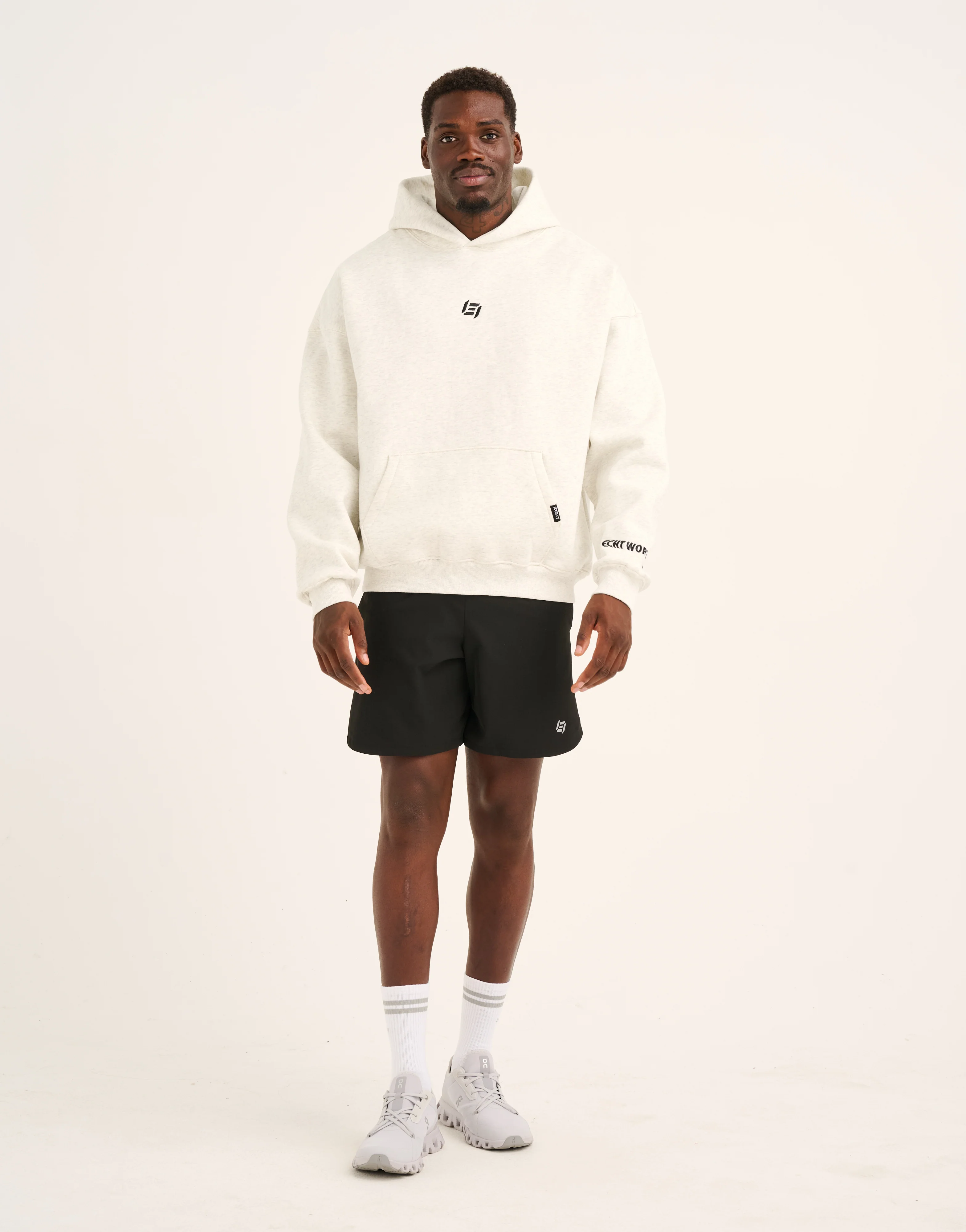 World Wide Hoodie - Heather Grey - Image 12