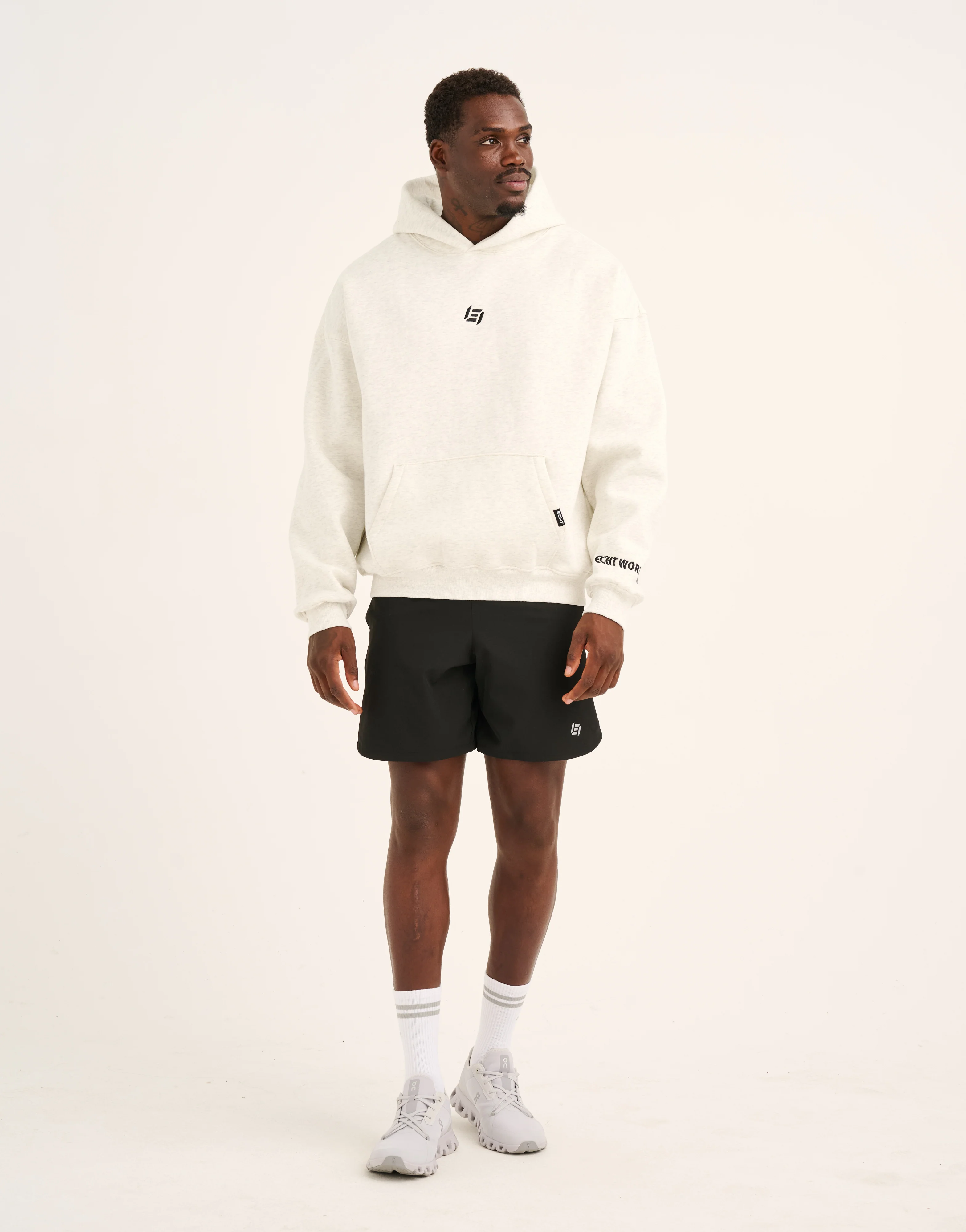 World Wide Hoodie - Heather Grey - Image 13