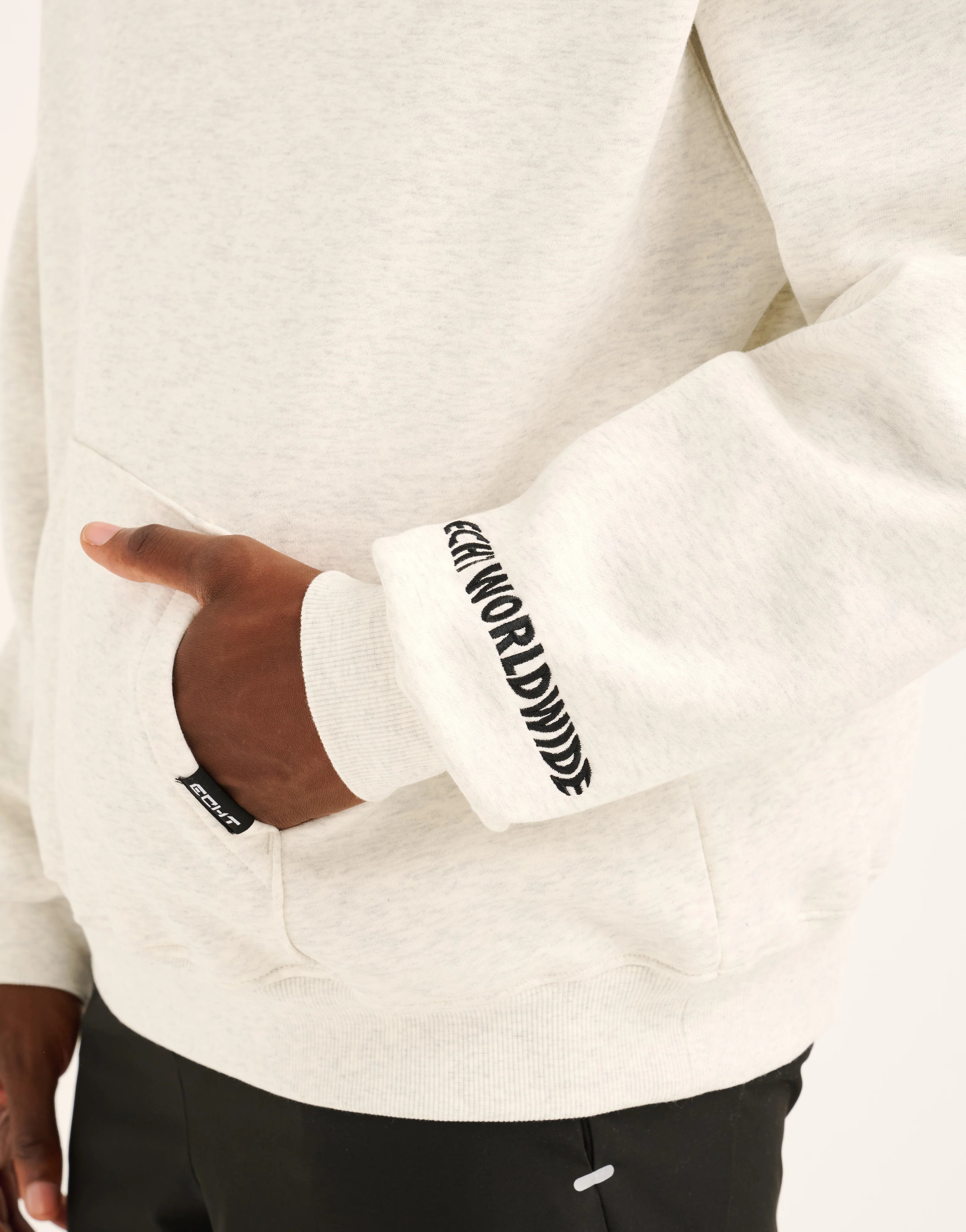 World Wide Hoodie - Heather Grey - Image 5