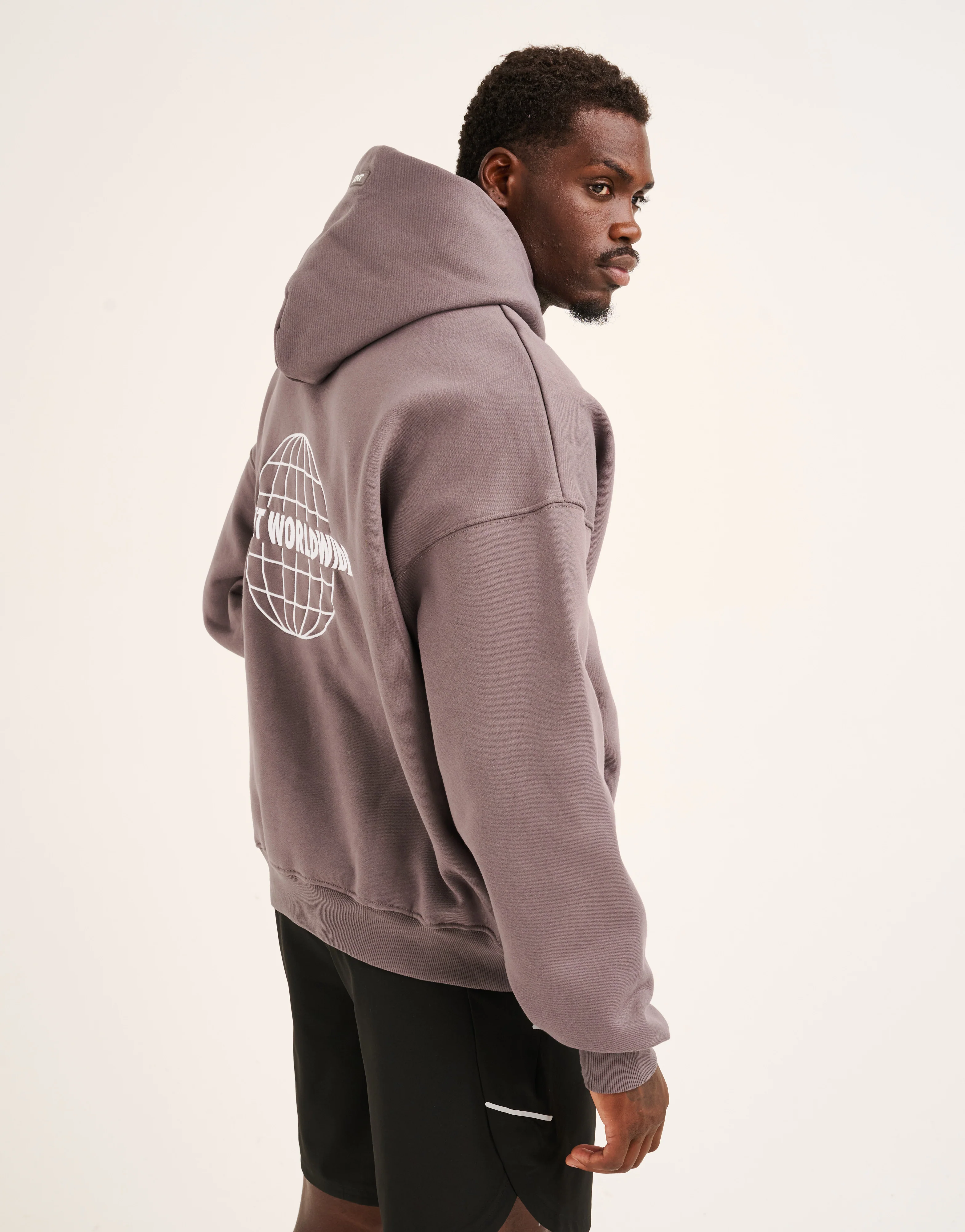 World Wide Hoodie - Slate Grey - Image 11