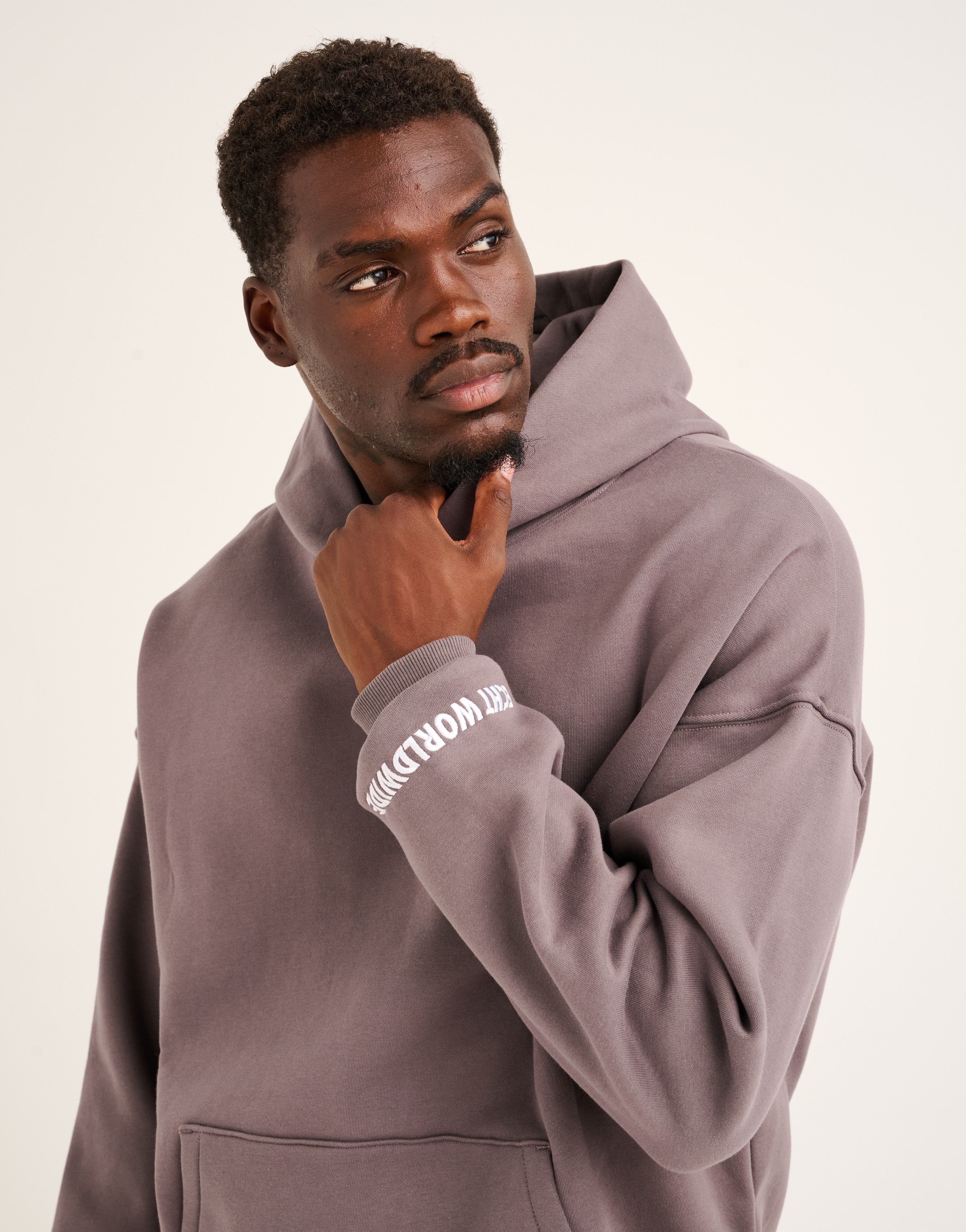 World Wide Hoodie - Slate Grey - Image 6