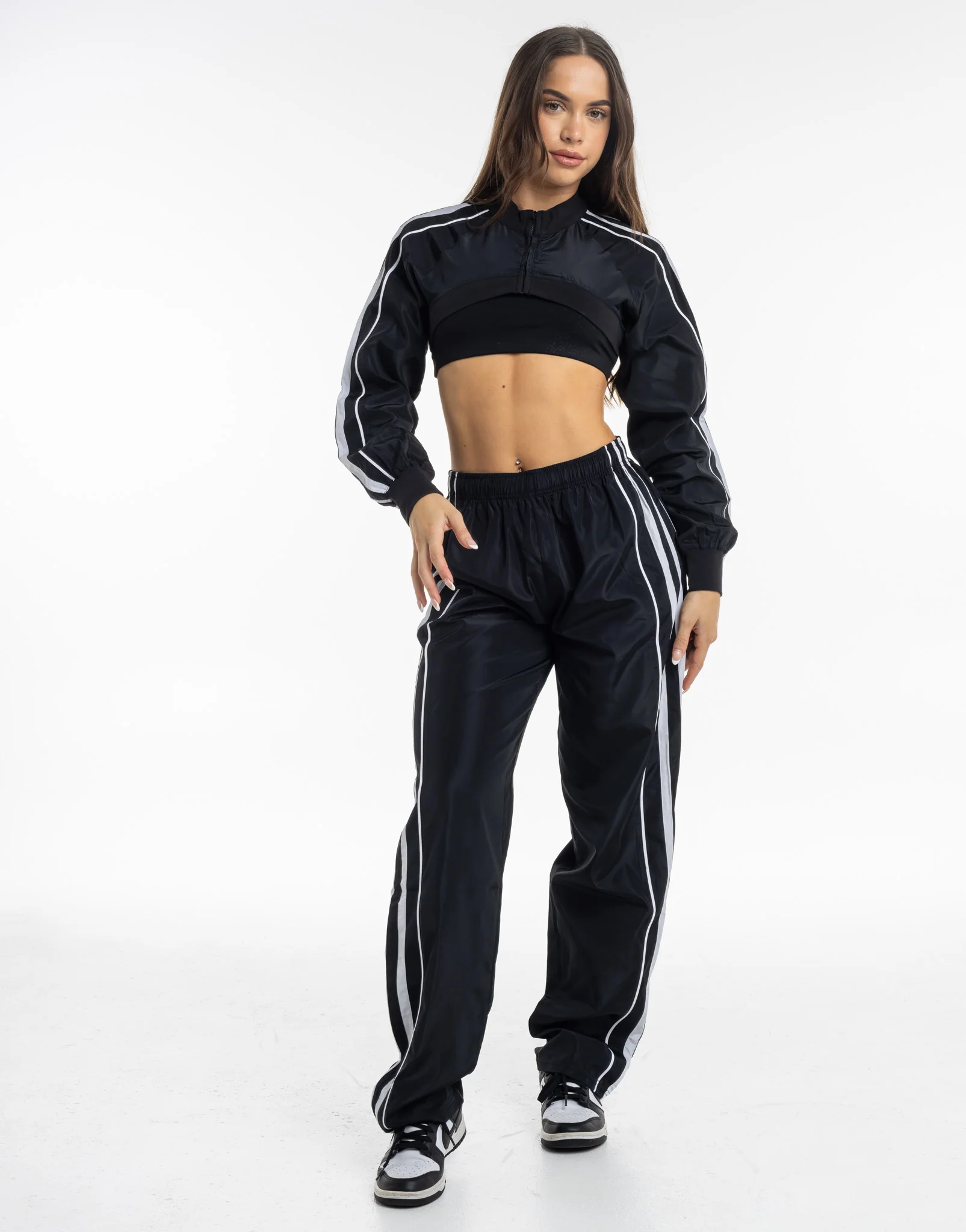 Y2K Retro Speed Jacket - Black - Image 4