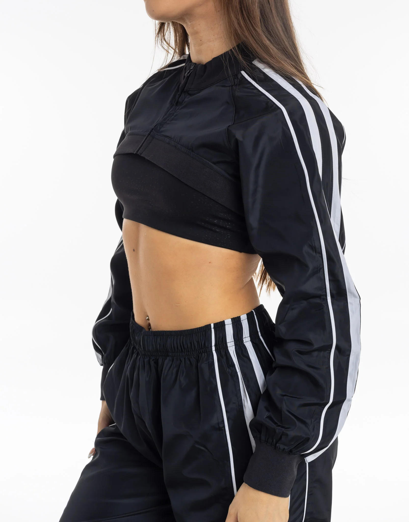 Y2K Retro Speed Jacket - Black - Image 9
